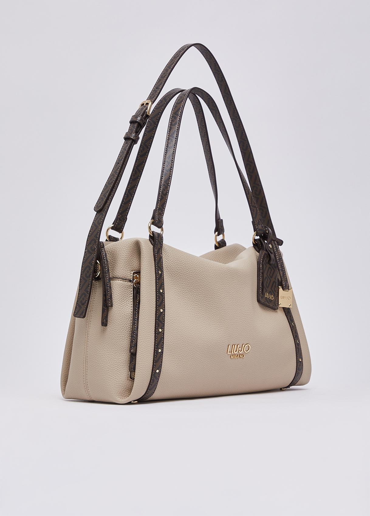 LIU JO BOSTON BAG NEUTRO 51308 - immagine 8
