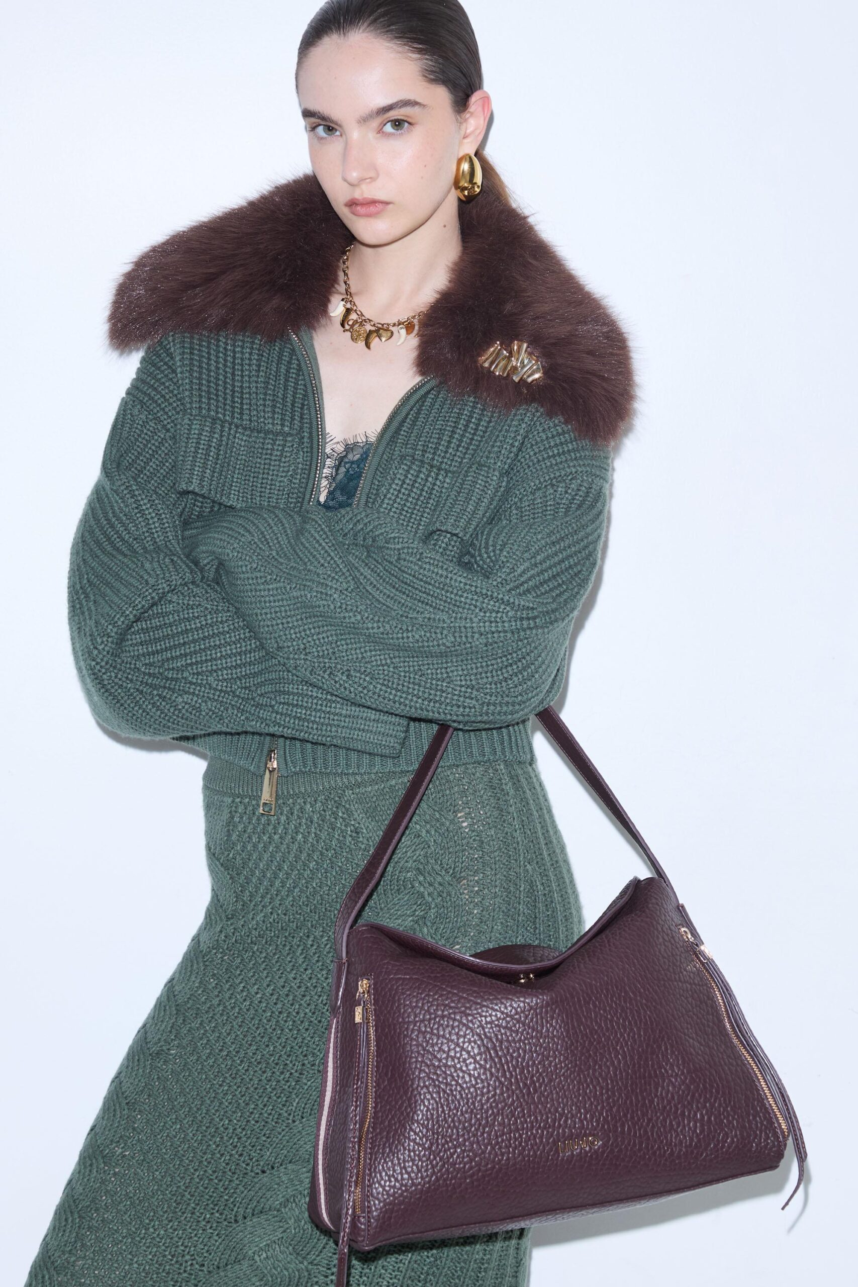 LIU JO HOBO 91718 Red aubergine - immagine 6