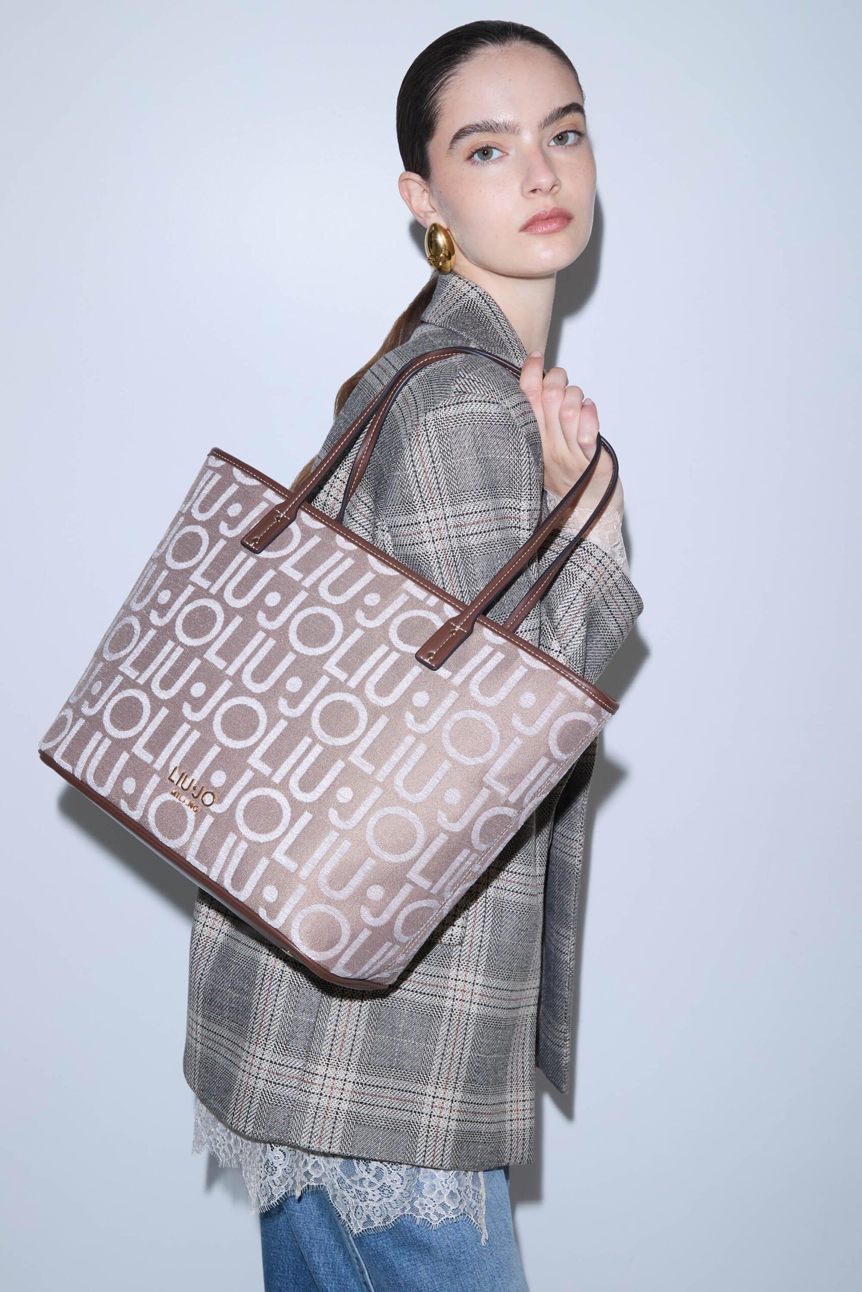 LIU JO SHOPPING BAG NEUTRO 51308 - immagine 6