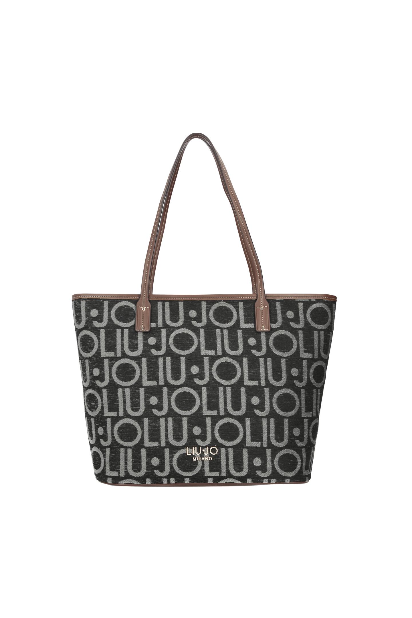 LIU JO SHOPPING BAG NERO 22222 - immagine 2