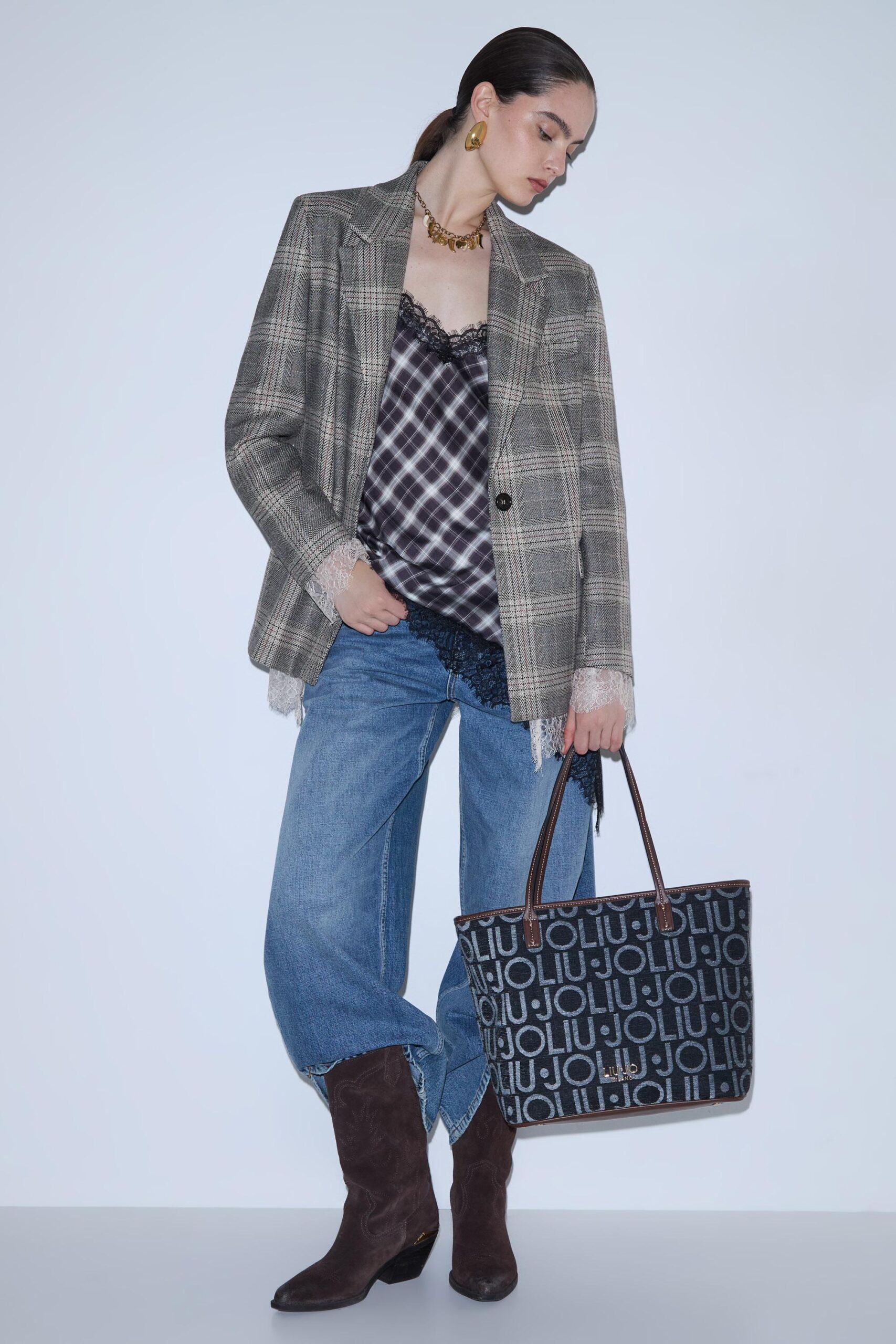 LIU JO SHOPPING BAG NERO 22222 - immagine 6