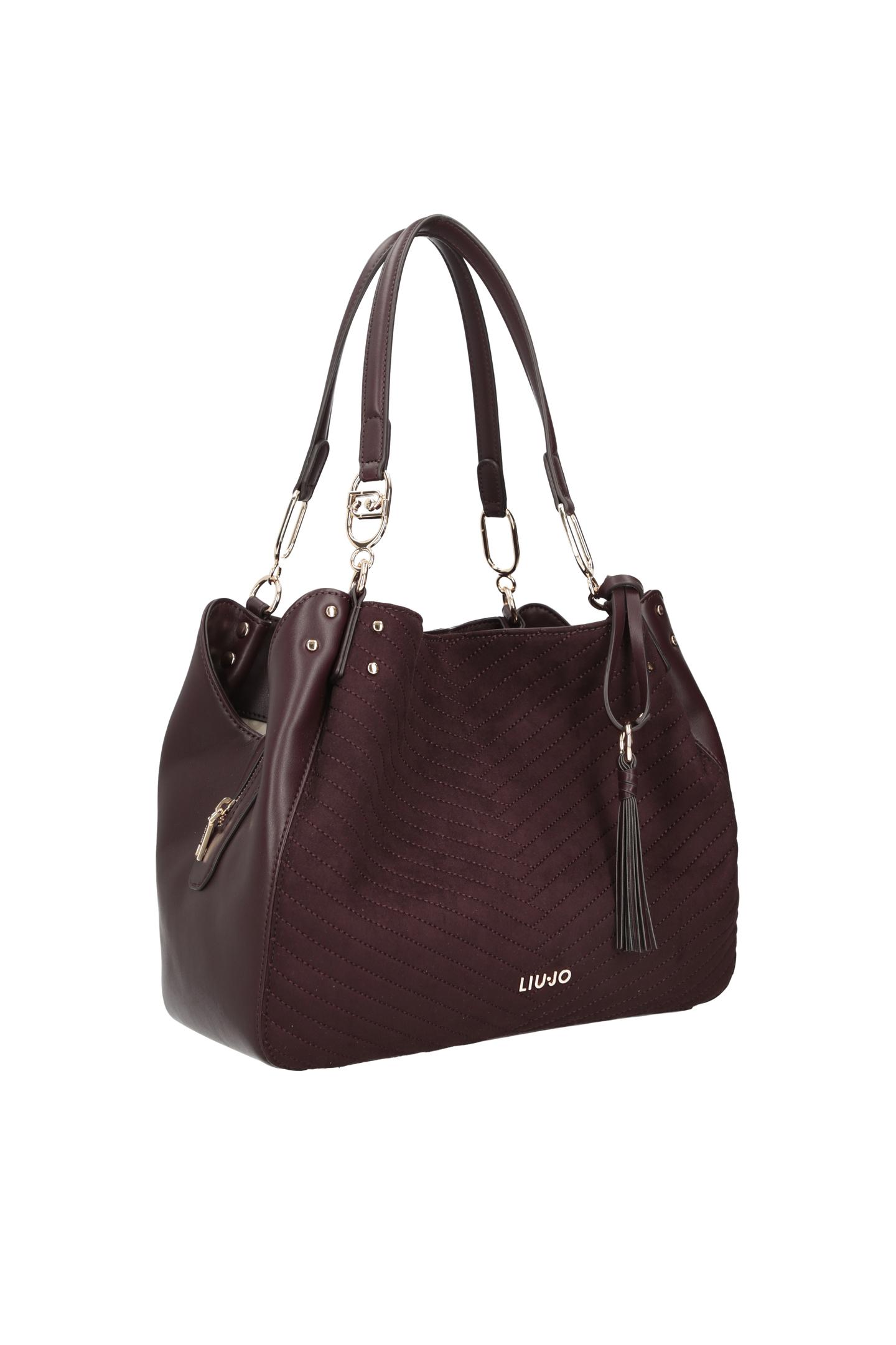LIU JO SATCHEL 91718 Red aubergine