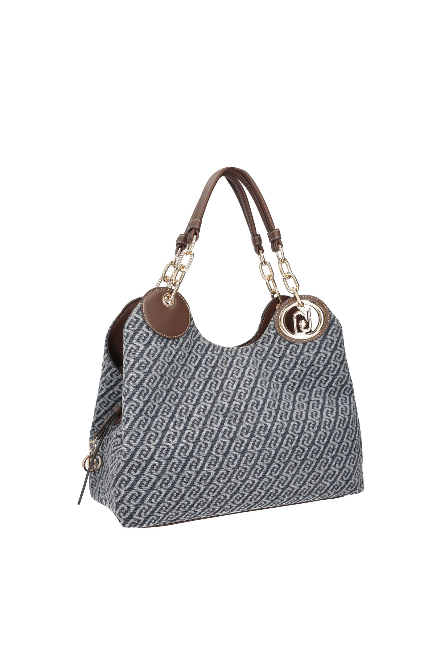 LIU JO BOSTON BAG BLU DENIM 00770