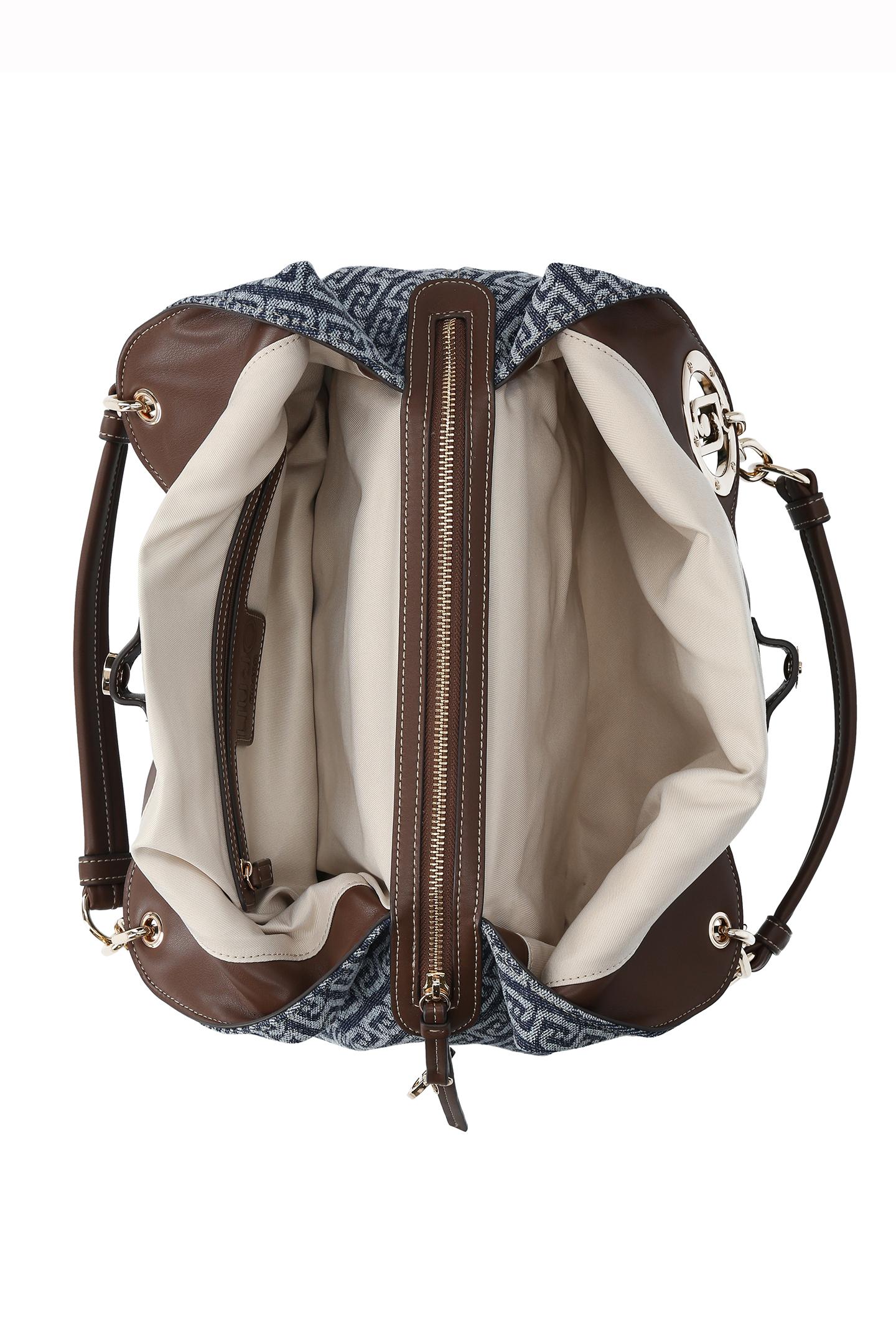 LIU JO BOSTON BAG BLU DENIM 00770 - immagine 4