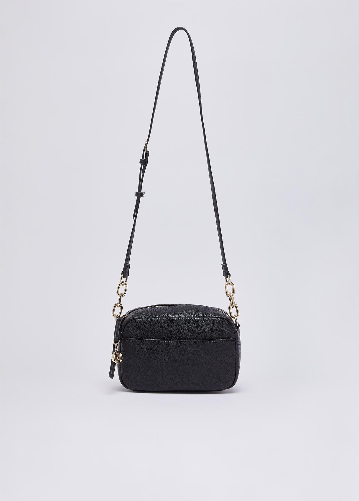 LIU JO CROSS OVER B1848 NERO GOLD - immagine 3