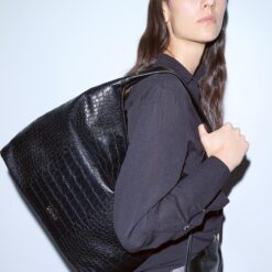 LIU JO SHOPPING BAG NERO 22222