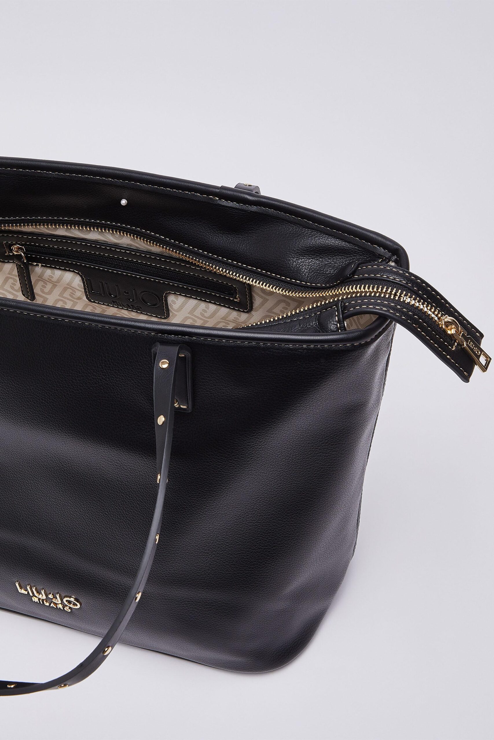 LIU JO SHOPPING BAG NERO 22222 - immagine 2