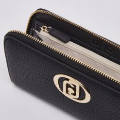 LIU JO WALLET B1848 NERO GOLD