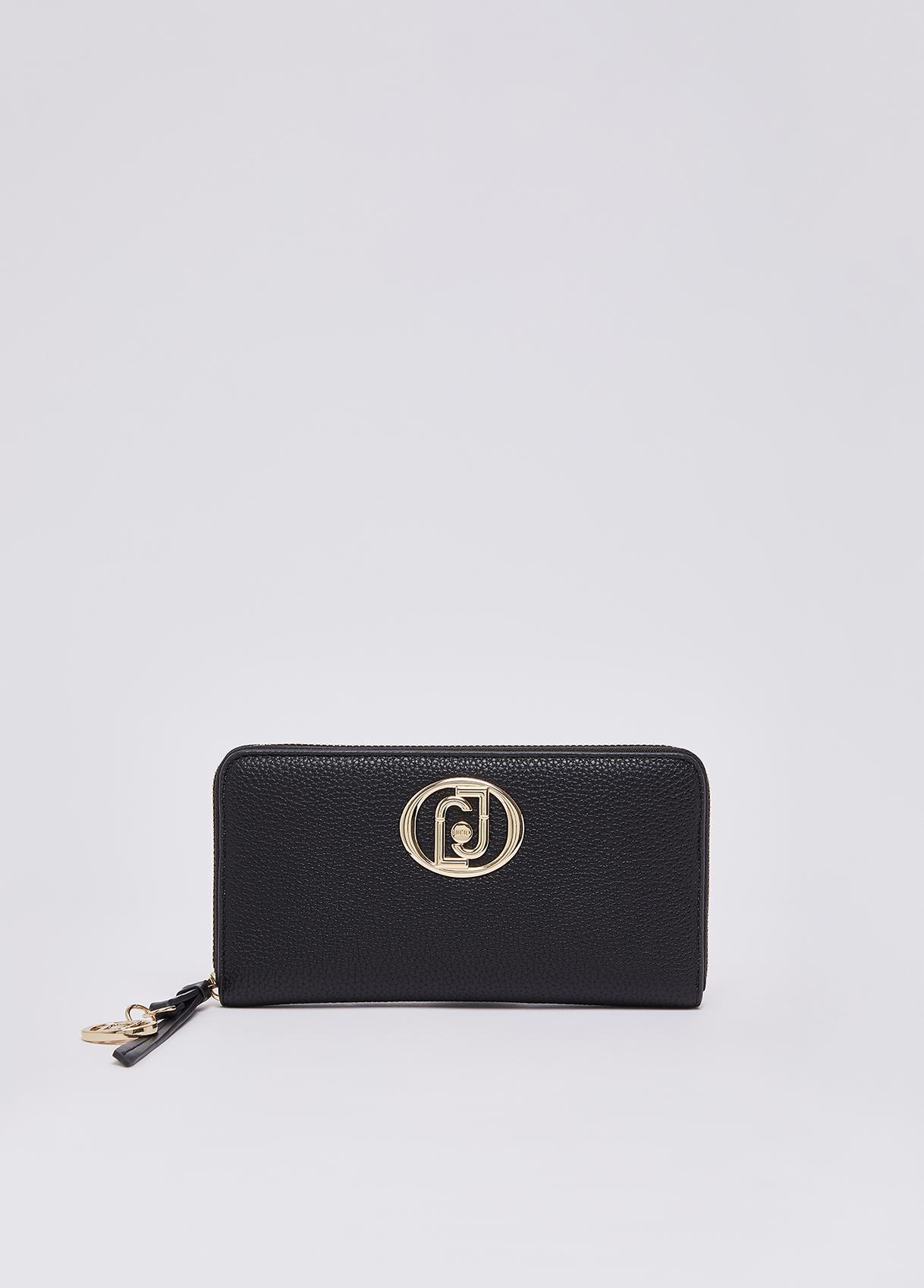 LIU JO WALLET B1848 NERO GOLD - immagine 3