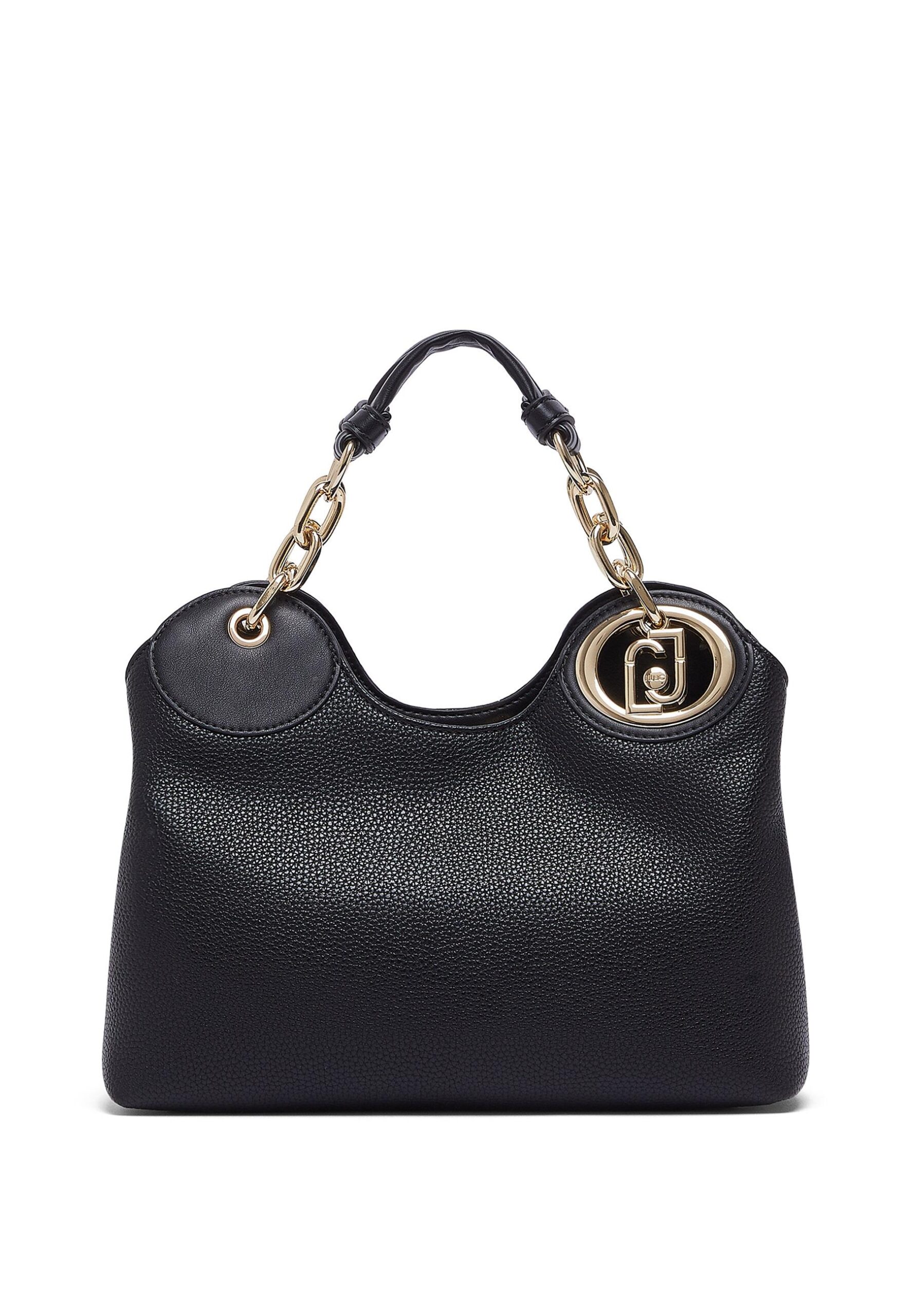 LIU JO SATCHEL B1848 NERO GOLD - immagine 6