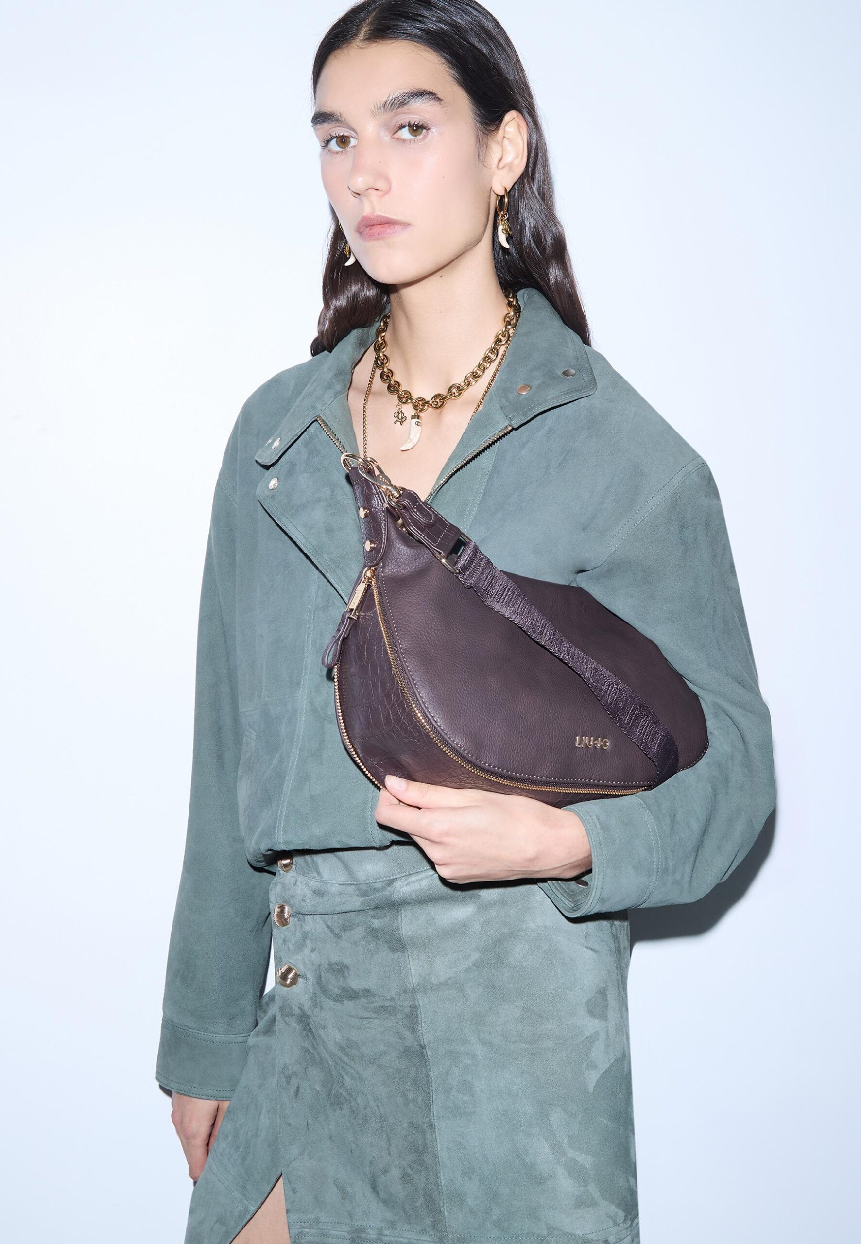 LIU JO HOBO 91419 Deep brown