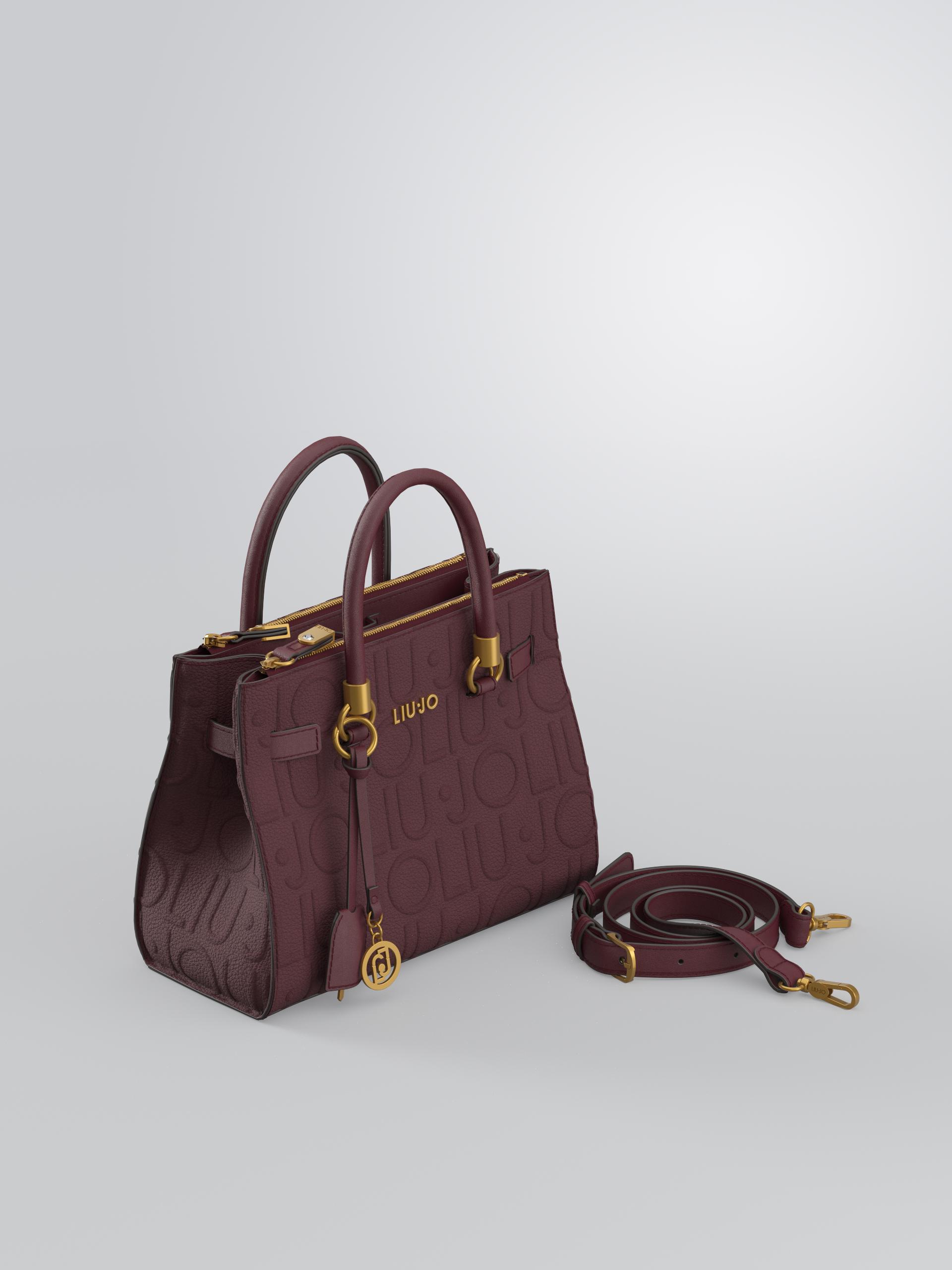LIU JO SATCHEL 91724 Deep bordeaux - immagine 3