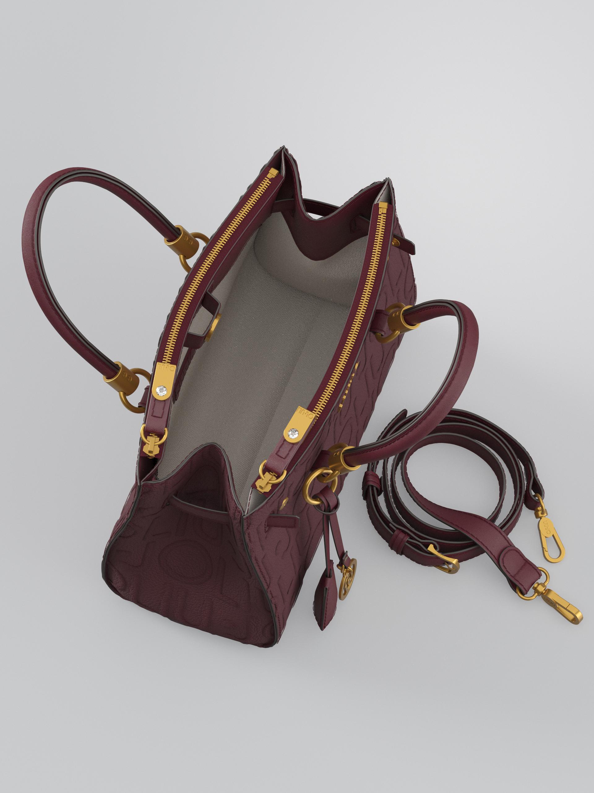 LIU JO SATCHEL 91724 Deep bordeaux - immagine 4