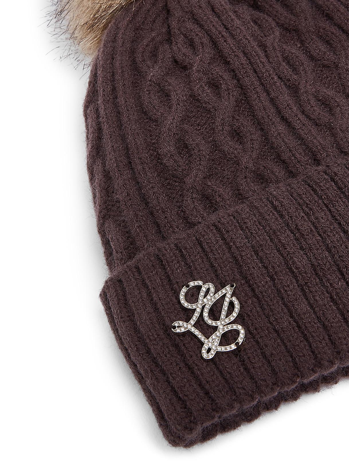 LIU JO BEANIE TRECCE PONPON T.MORO 00533 - immagine 2