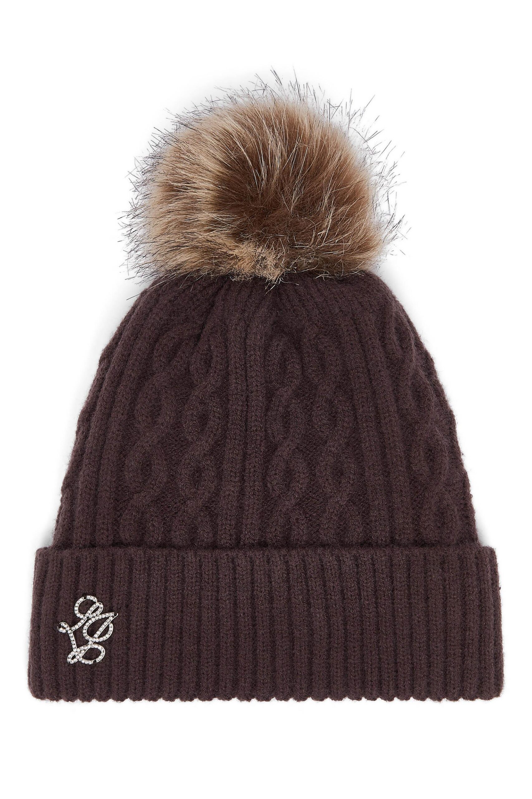 LIU JO BEANIE TRECCE PONPON T.MORO 00533 - immagine 5