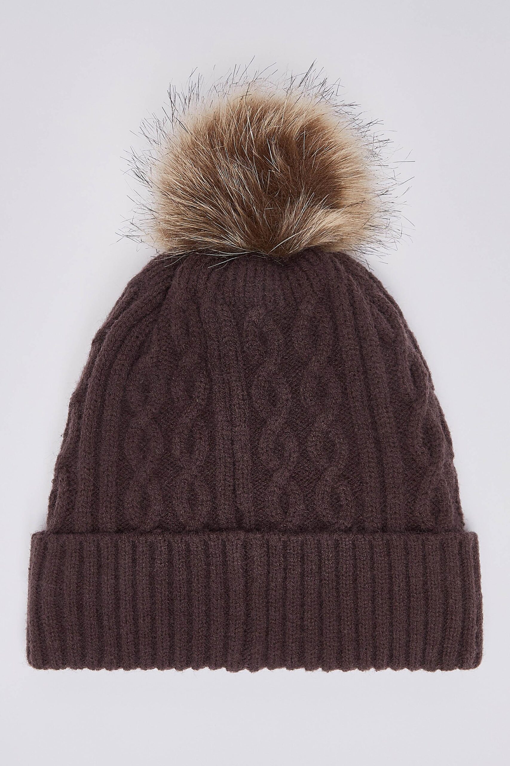 LIU JO BEANIE TRECCE PONPON T.MORO 00533 - immagine 6