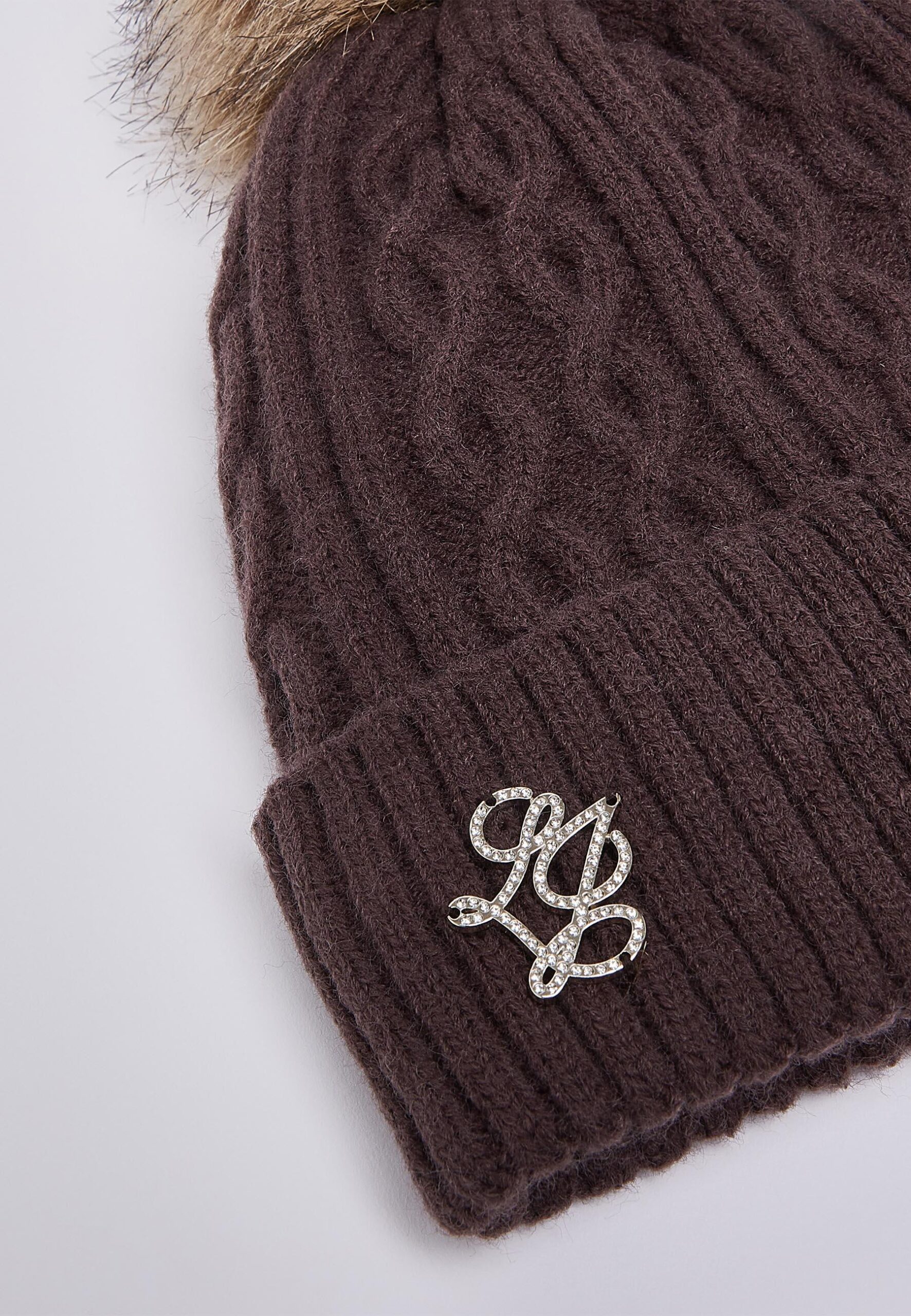 LIU JO BEANIE TRECCE PONPON T.MORO 00533 - immagine 7
