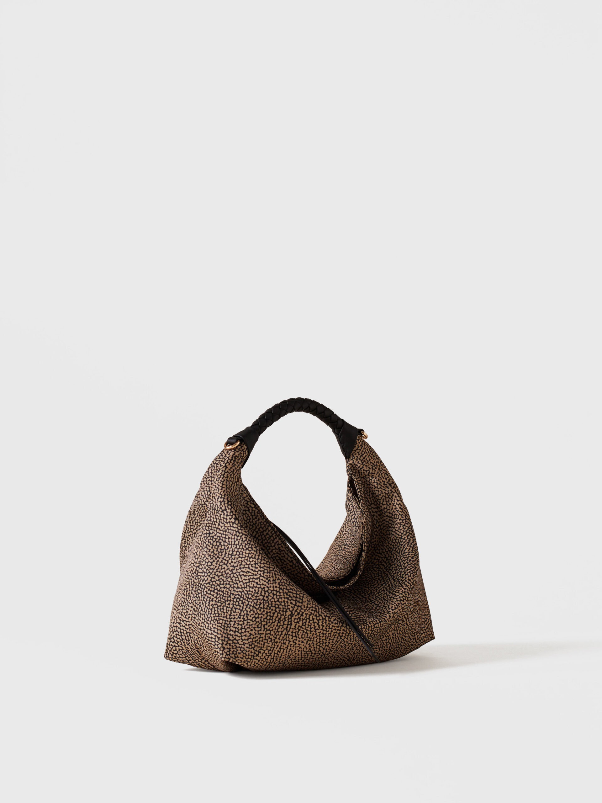 Borbonese PLIE HOBO S. X11 OP NAT NERO - immagine 2