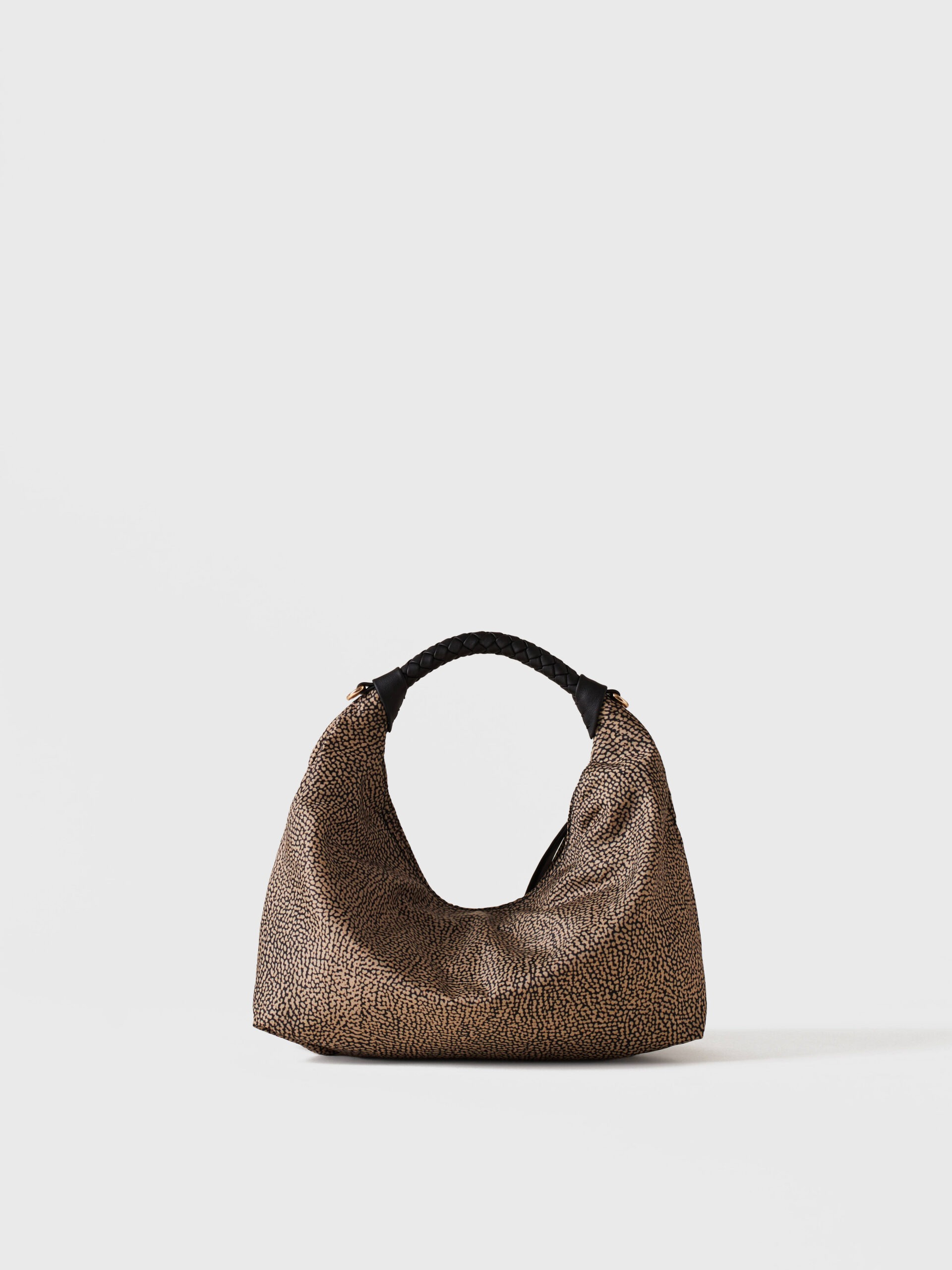 Borbonese PLIE HOBO S. X11 OP NAT NERO - immagine 3
