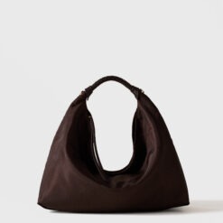 Borbonese PLIE HOBO M. 219 CIOCCOLATO