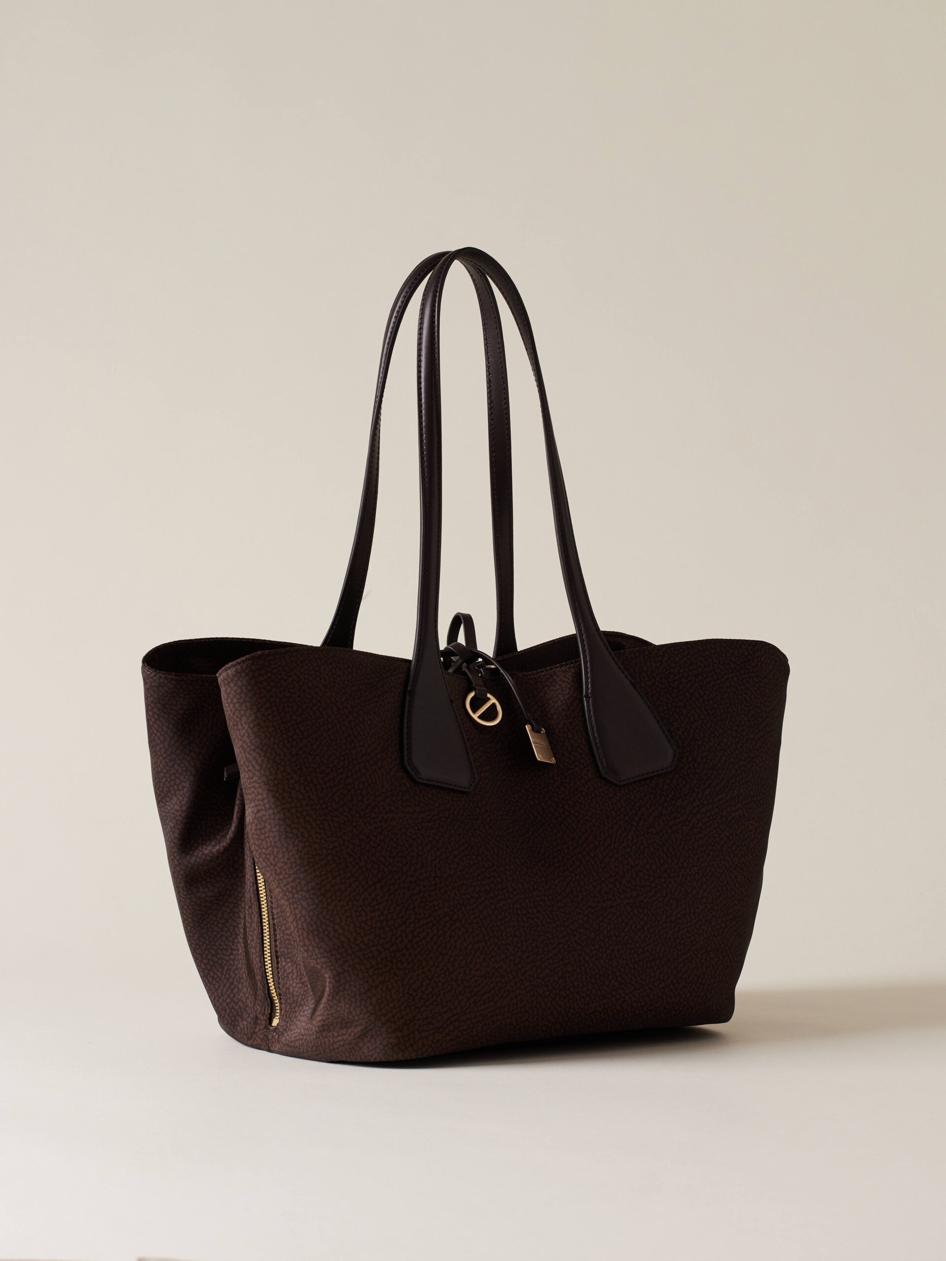 Borbonese VIS-A-VIS SHOPPING M. 219 CIOCCOLATO - immagine 5
