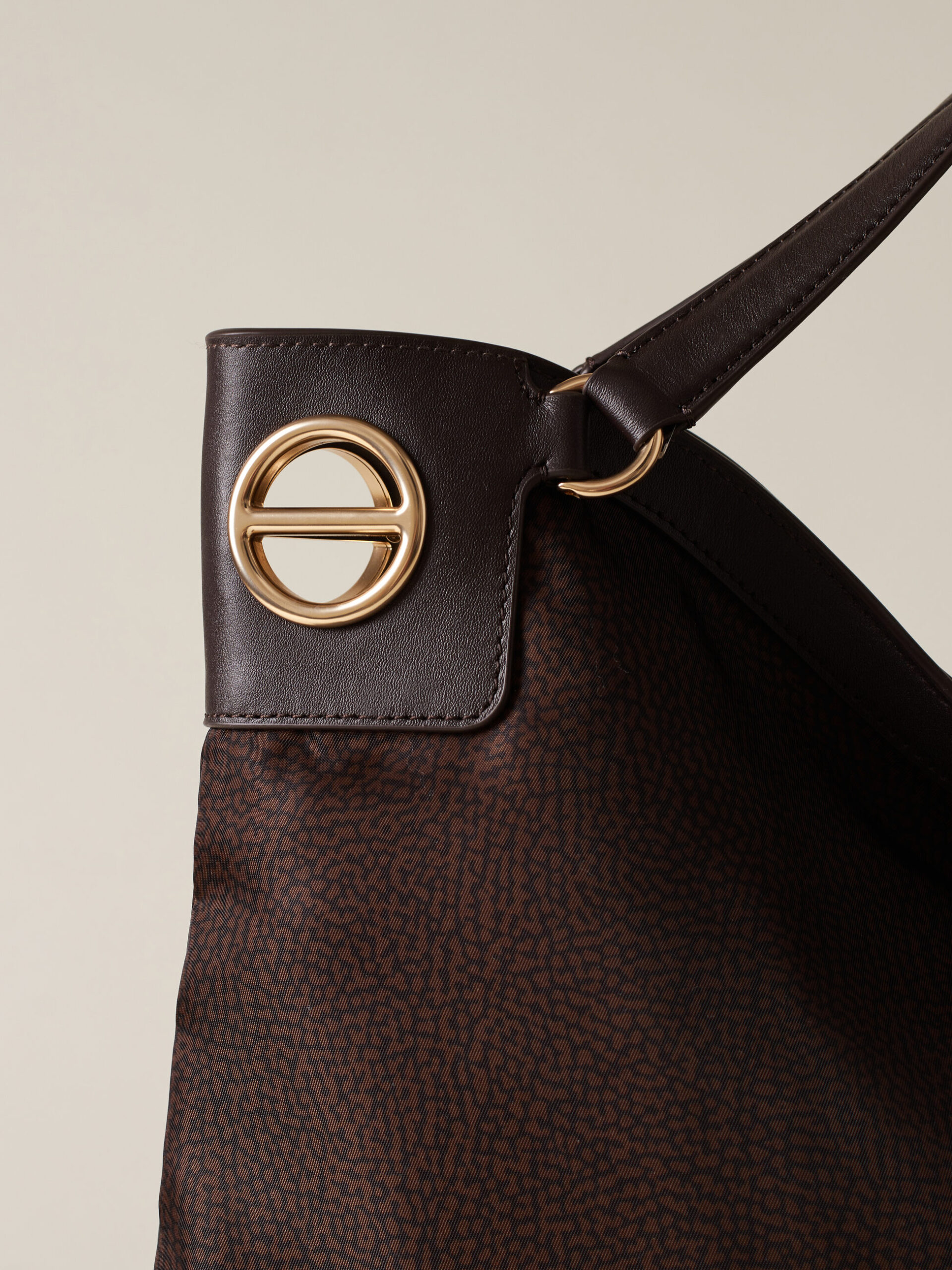 Borbonese LONDON L. C/T 219 CIOCCOLATO - immagine 4