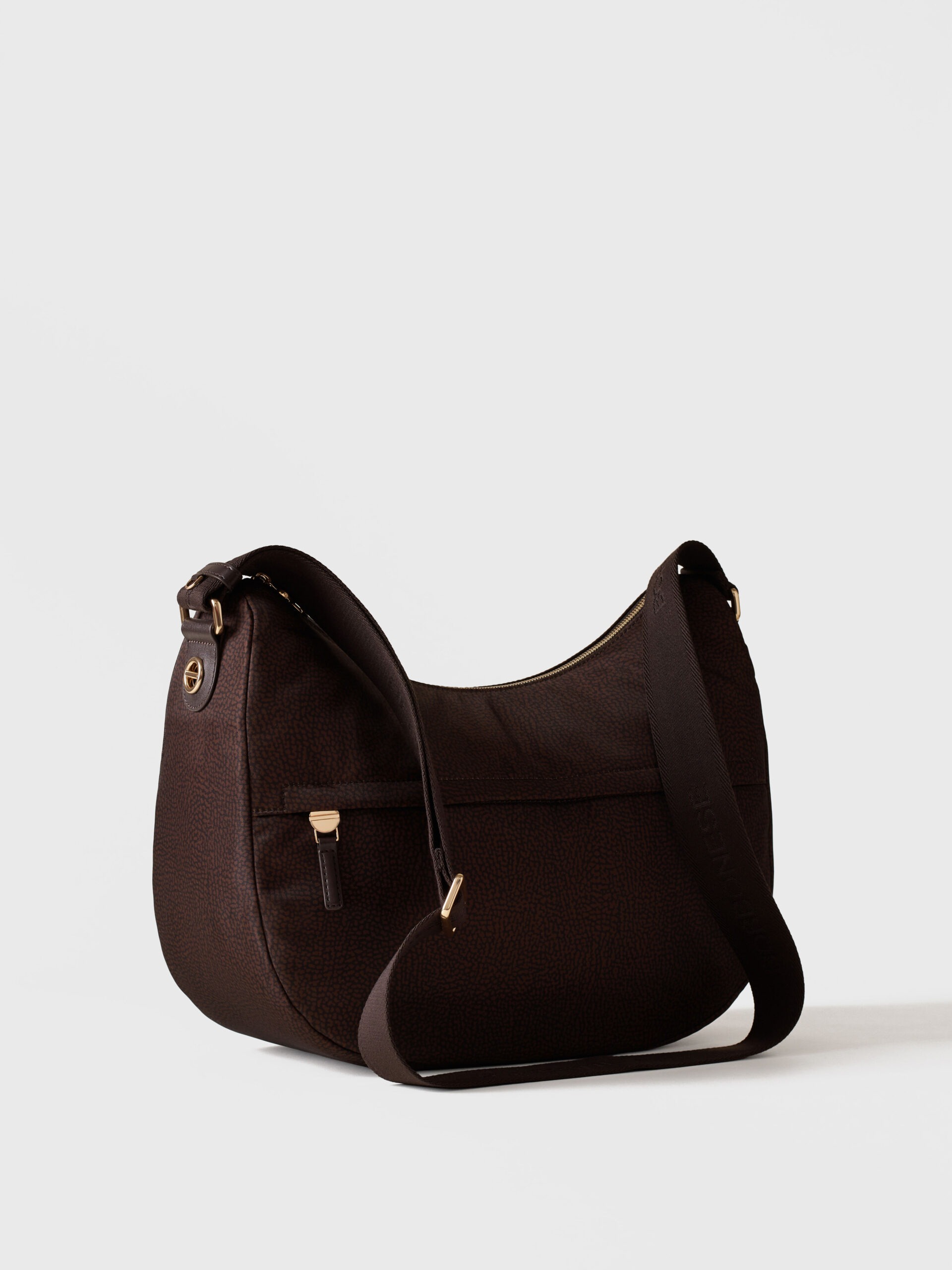 Borbonese B-CLUB LUNA MEDIUM 219 CIOCCOLATO - immagine 6
