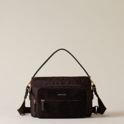 Borbonese B-CLUB CAMERA CASE M. C/T 269 CIOCCOLATO CAFFE