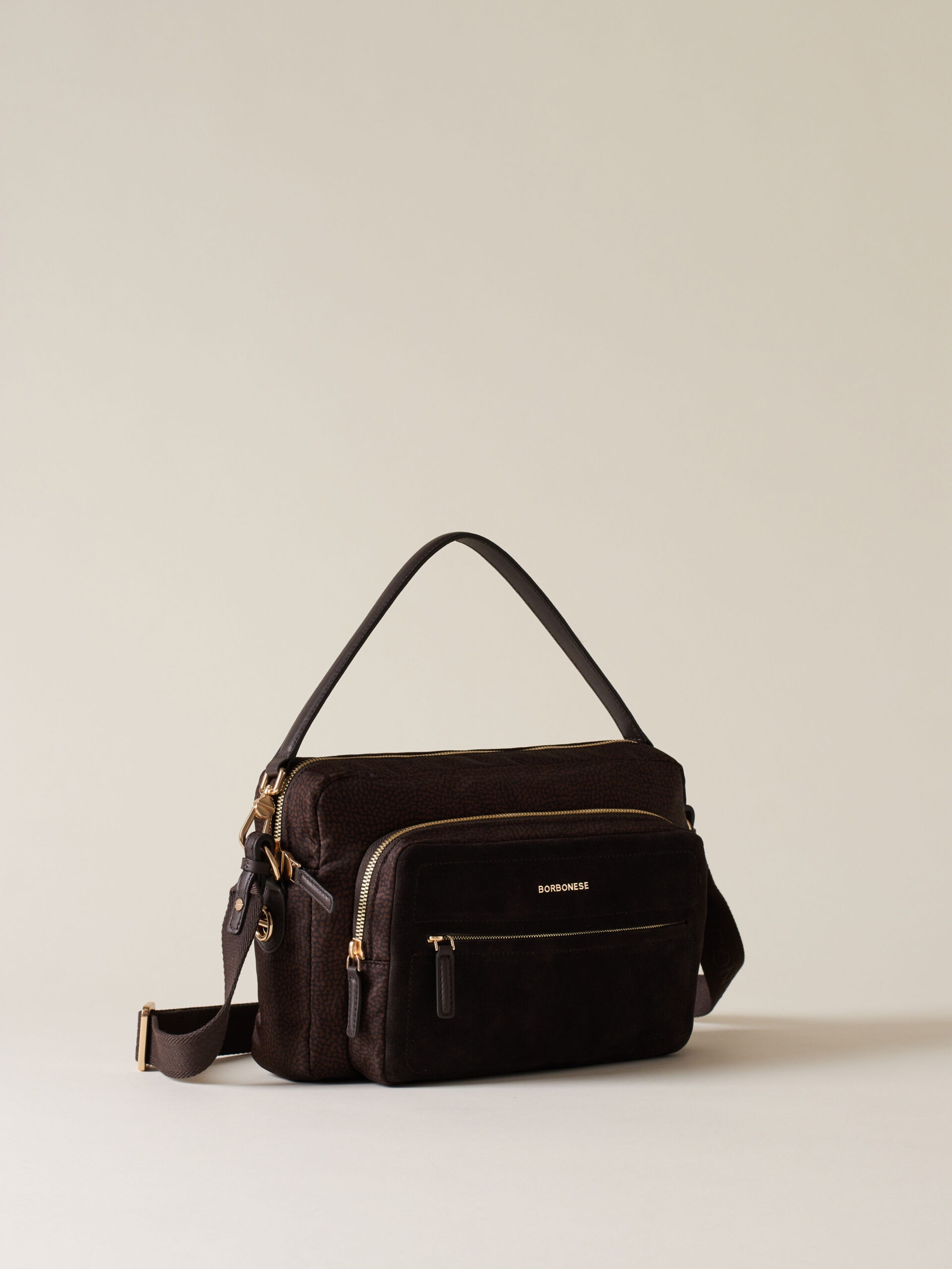 Borbonese B-CLUB CAMERA CASE M. C/T 269 CIOCCOLATO CAFFE - immagine 5