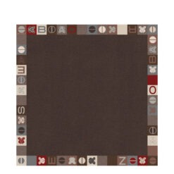 Borbonese FOULARD OP NEW 219 CIOCCOLATO