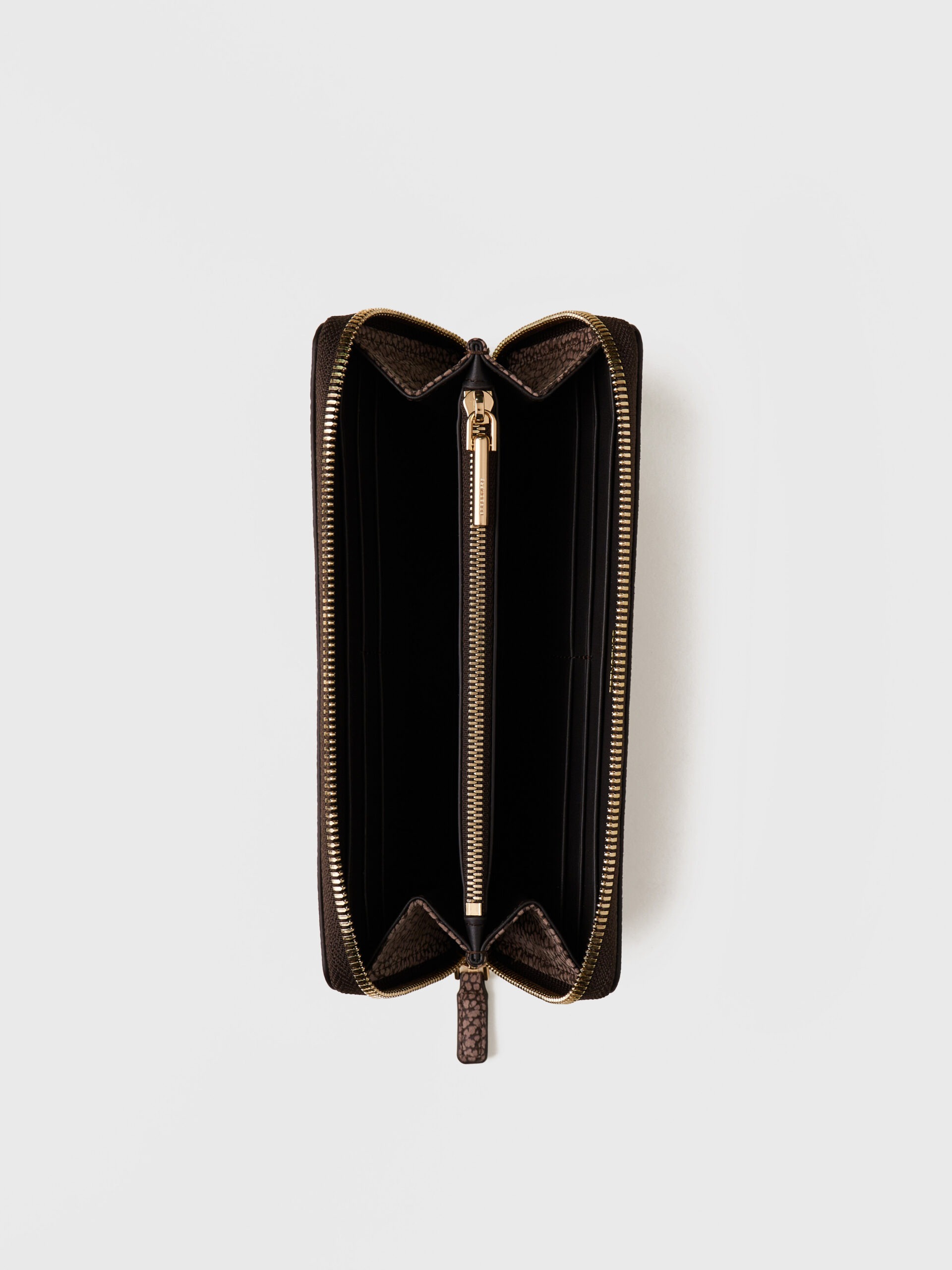 Borbonese B-CLASSIC P.FOGLIO ZIP AROUND 254 CASTORO - immagine 2