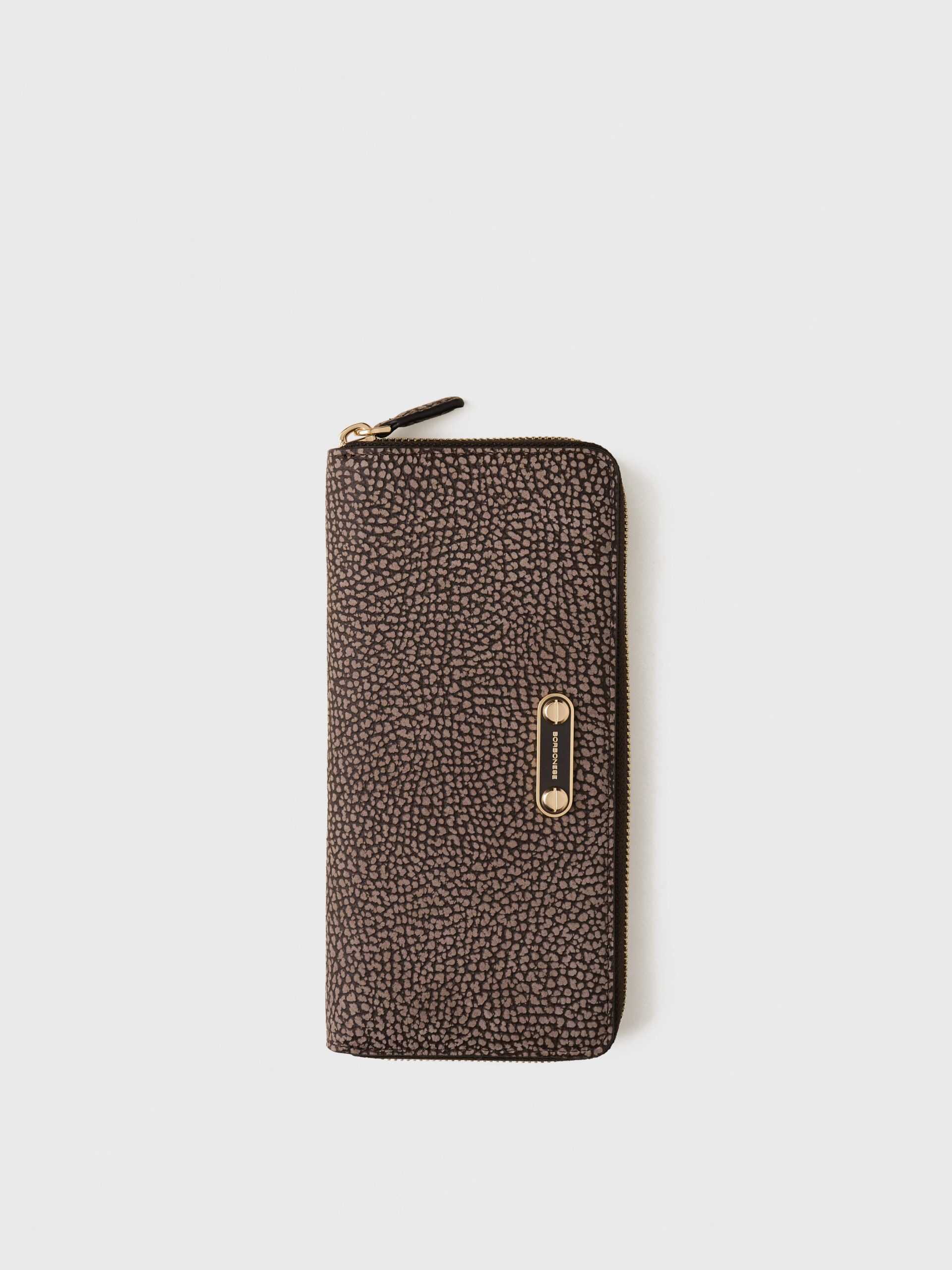 Borbonese B-CLASSIC P.FOGLIO ZIP AROUND 254 CASTORO - immagine 5