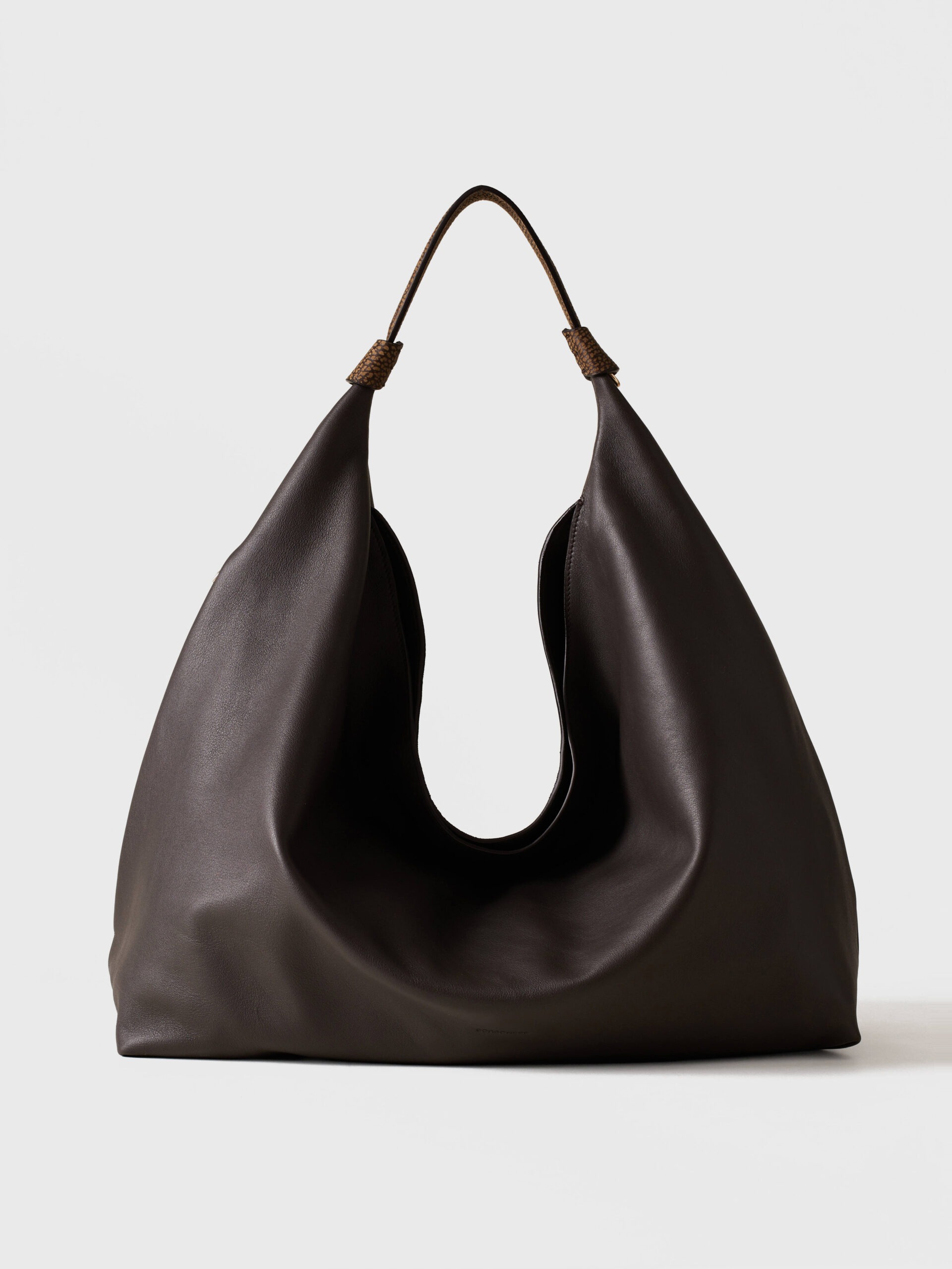 Borbonese PLIE HOBO L. 275 CACAO CUMINO