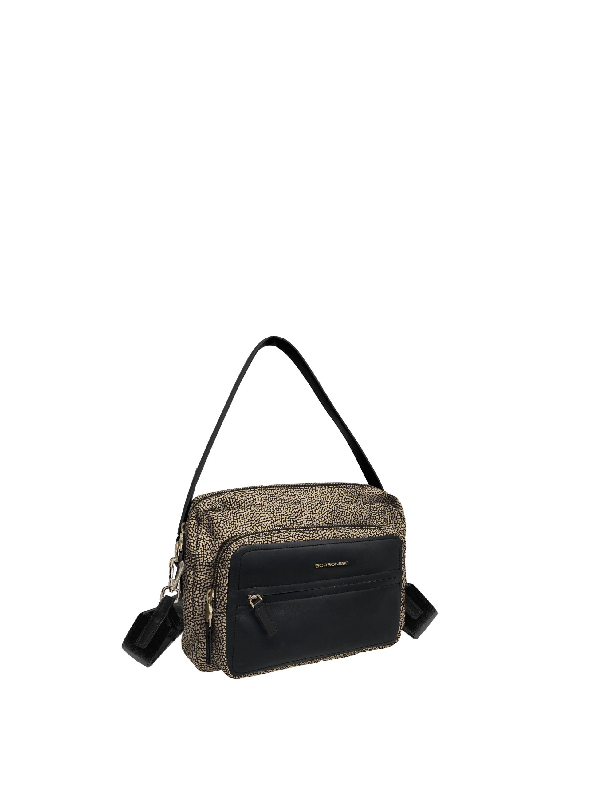 Borbonese B-CLUB CAMERA CASE S. C/T X11 OP NAT NERO