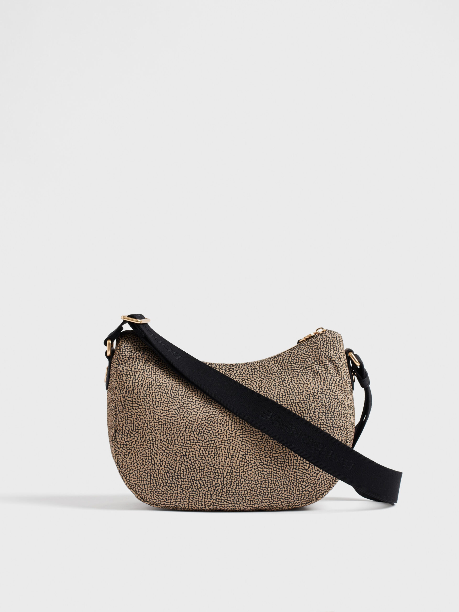 Borbonese B-CLUB LUNA SMALL X11 OP NAT NERO - immagine 3