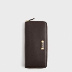 Borbonese B-CLASSIC P.FOGLIO ZIP AROUND  100 NERO
