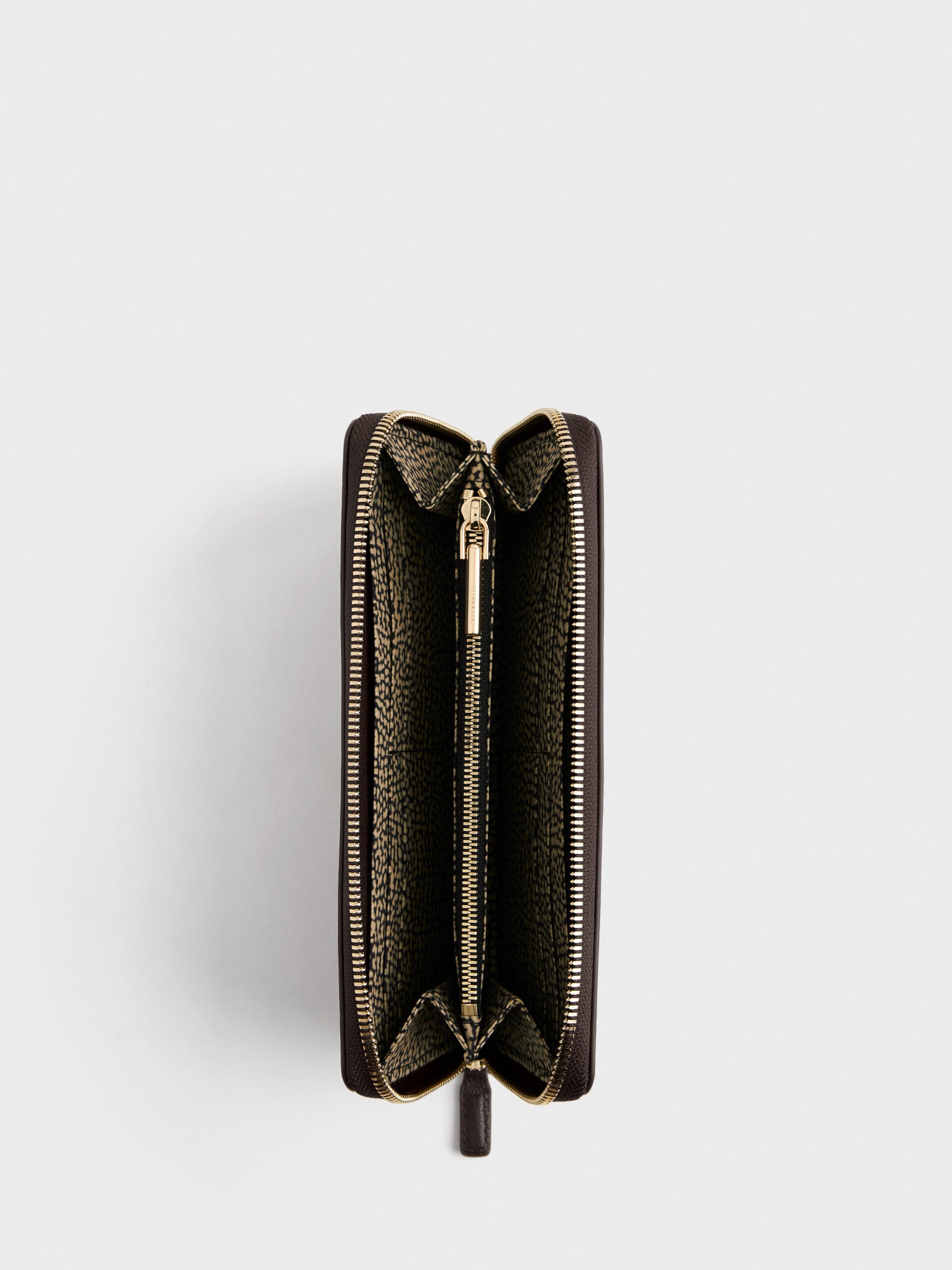 Borbonese B-CLASSIC P.FOGLIO ZIP AROUND 100 NERO - immagine 2