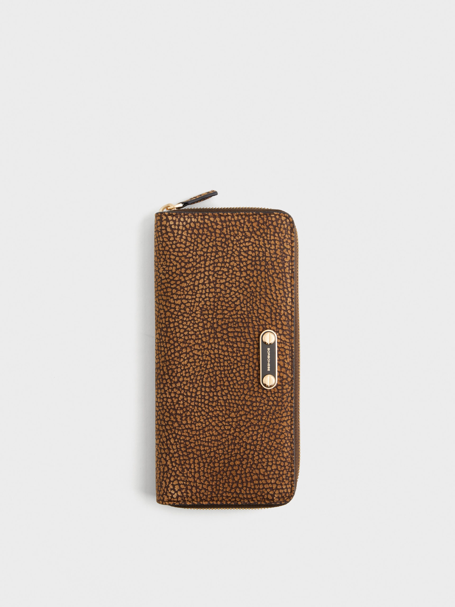 Borbonese B-CLASSIC P.FOGLIO ZIP AROUND 252 CUMINO - immagine 5