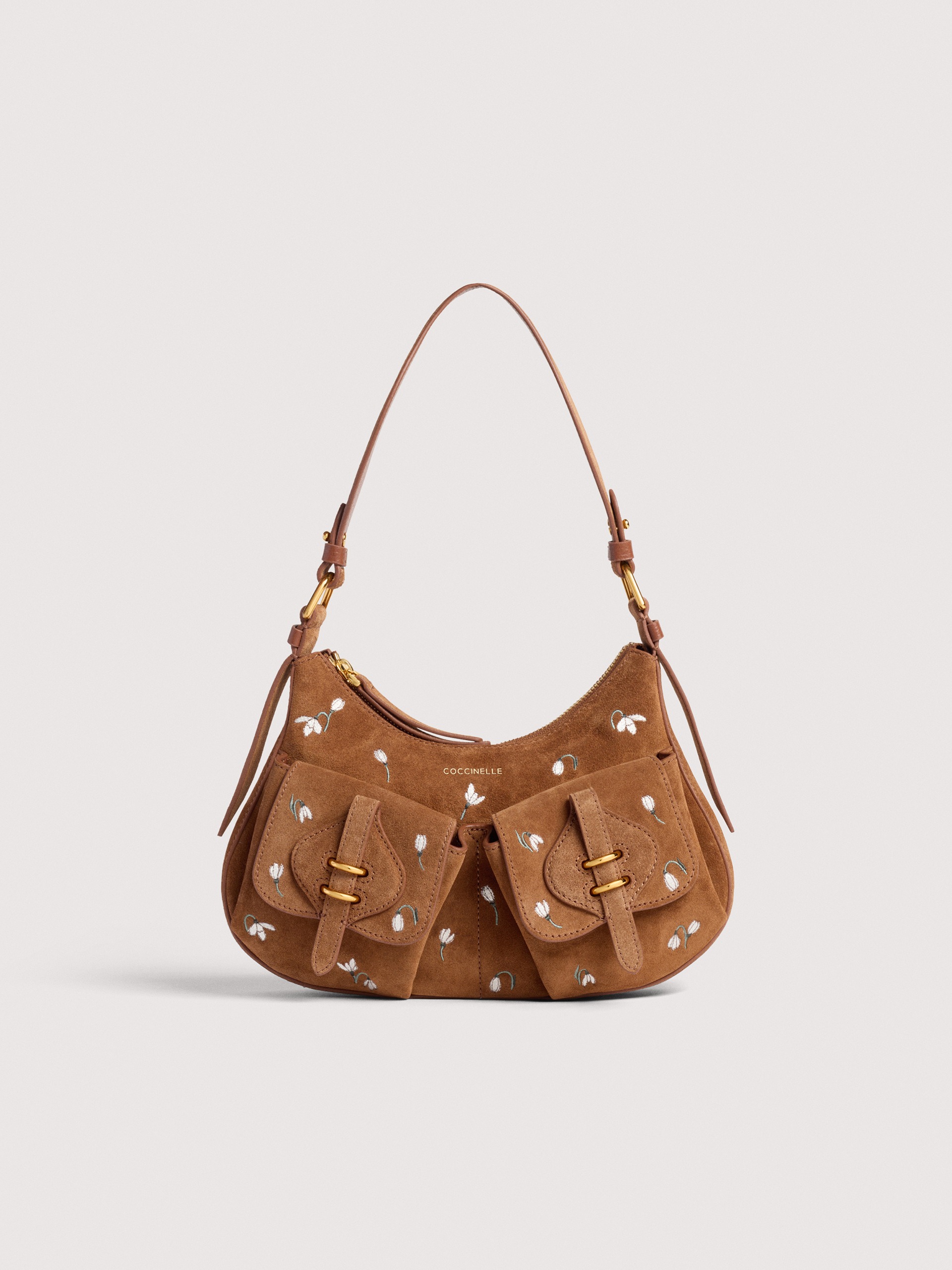 COCCINELLE MAVERY PO.SN.EM W11 COGNAC