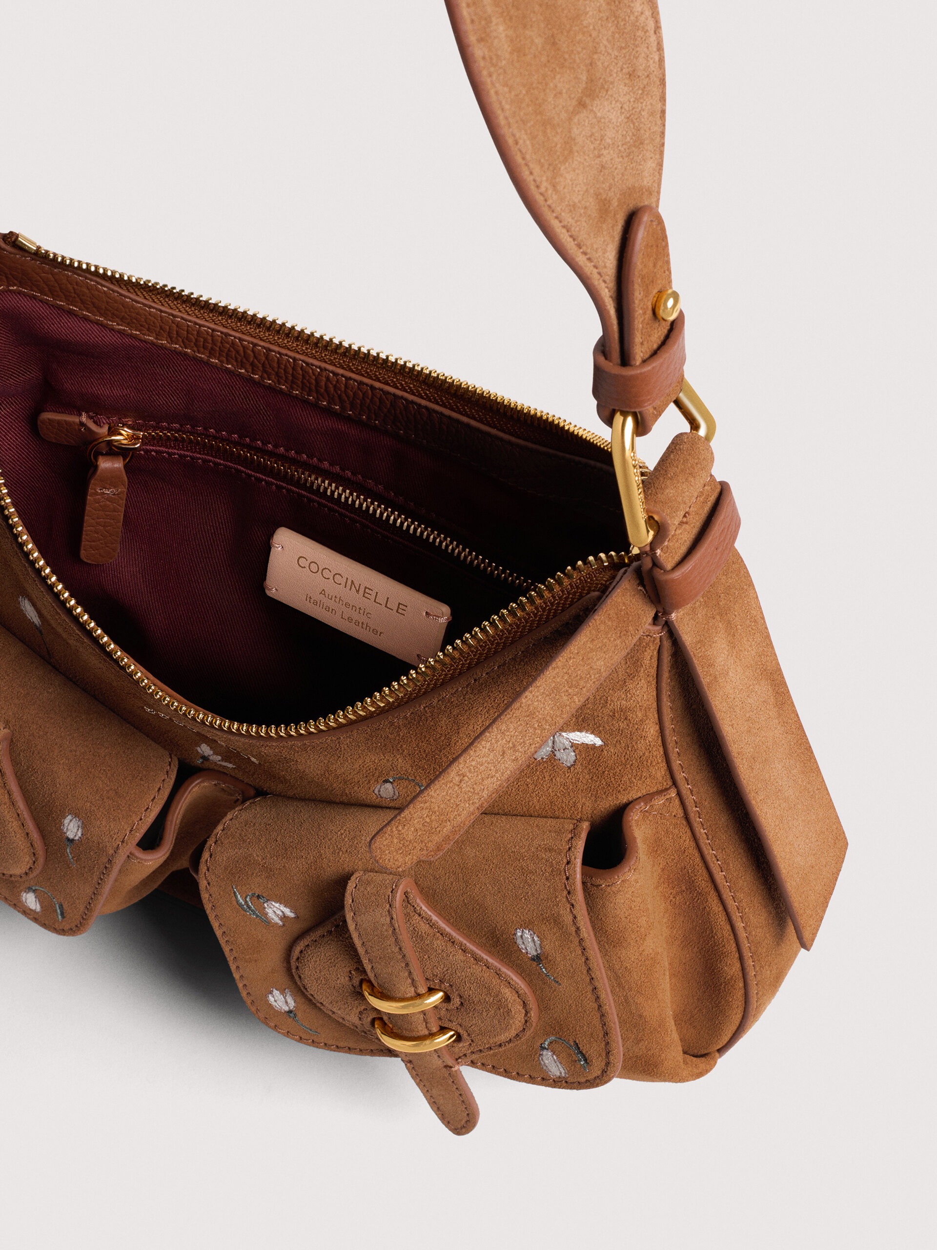 COCCINELLE MAVERY PO.SN.EM W11 COGNAC - immagine 3