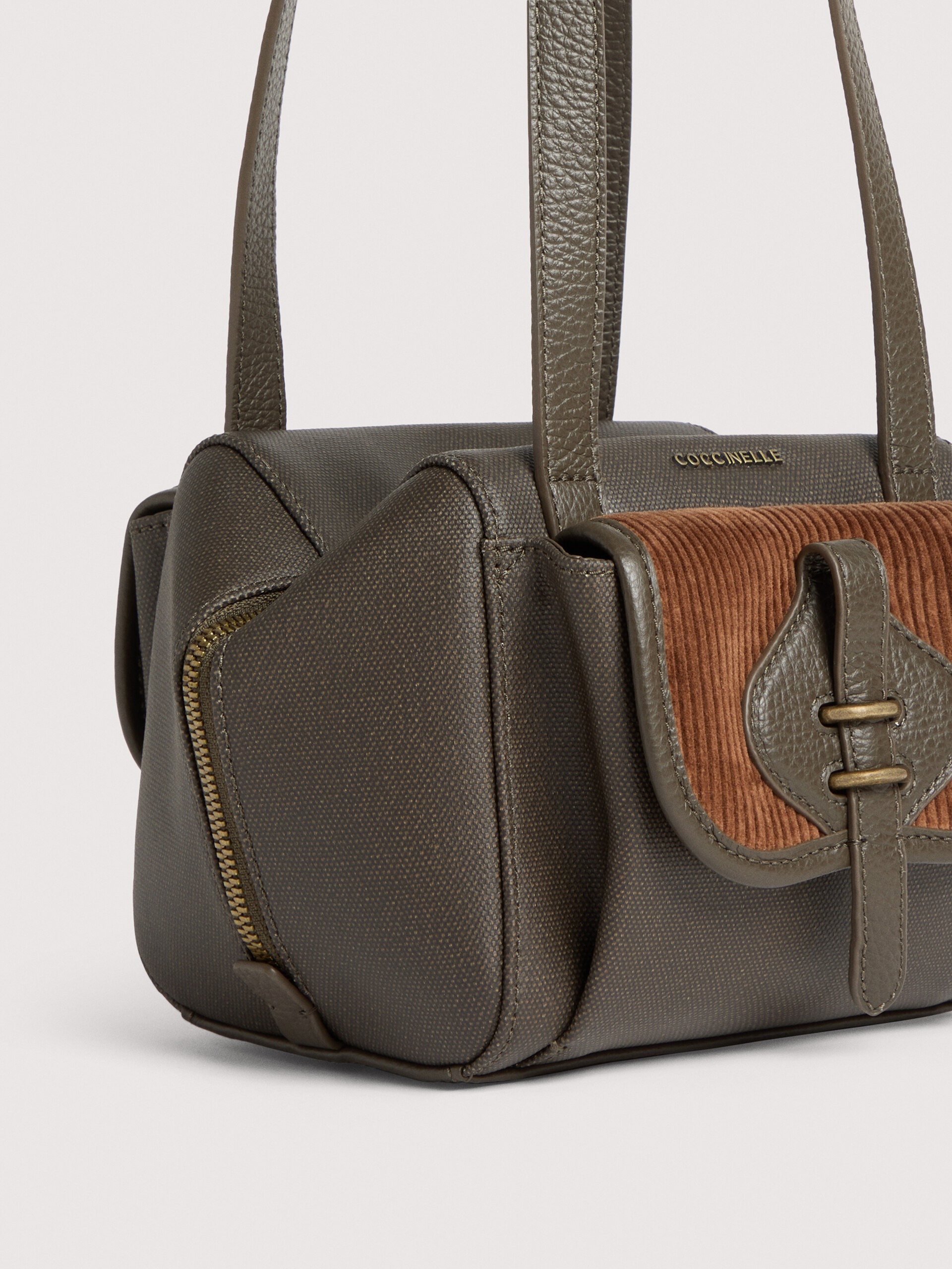 Coccinelle MAVERY PO.WA.C 737 FANGO COGNAC - immagine 4