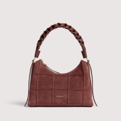 Coccinelle BOHEME CHECK EMBROIDERY R49 BERRY