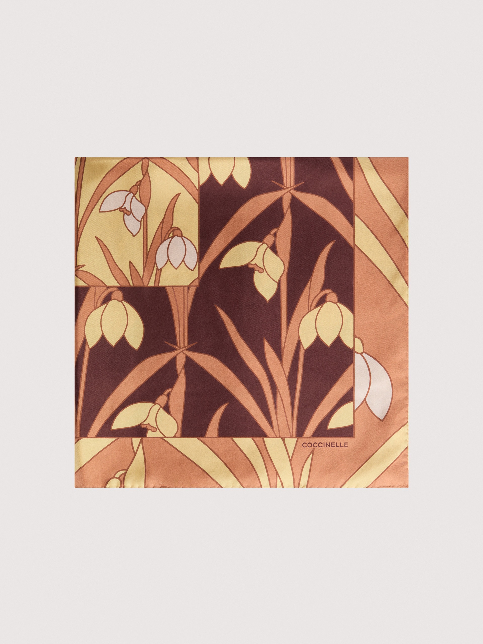 COCCINELLE MAXI SNOWDROPS MA0 MULTI HONEY