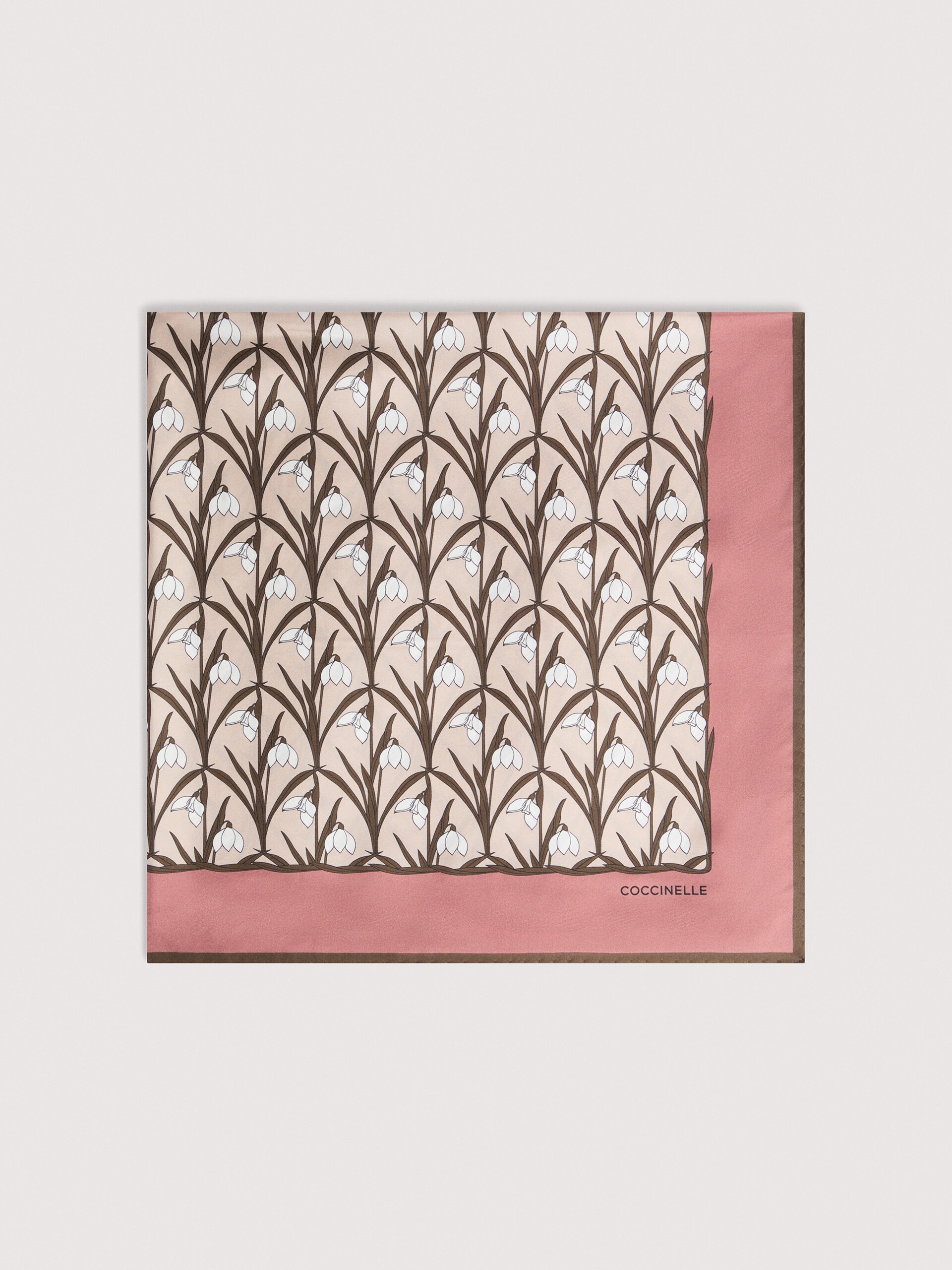 COCCINELLE SNOWDROP WALLPA M10 MULTI TAUPE