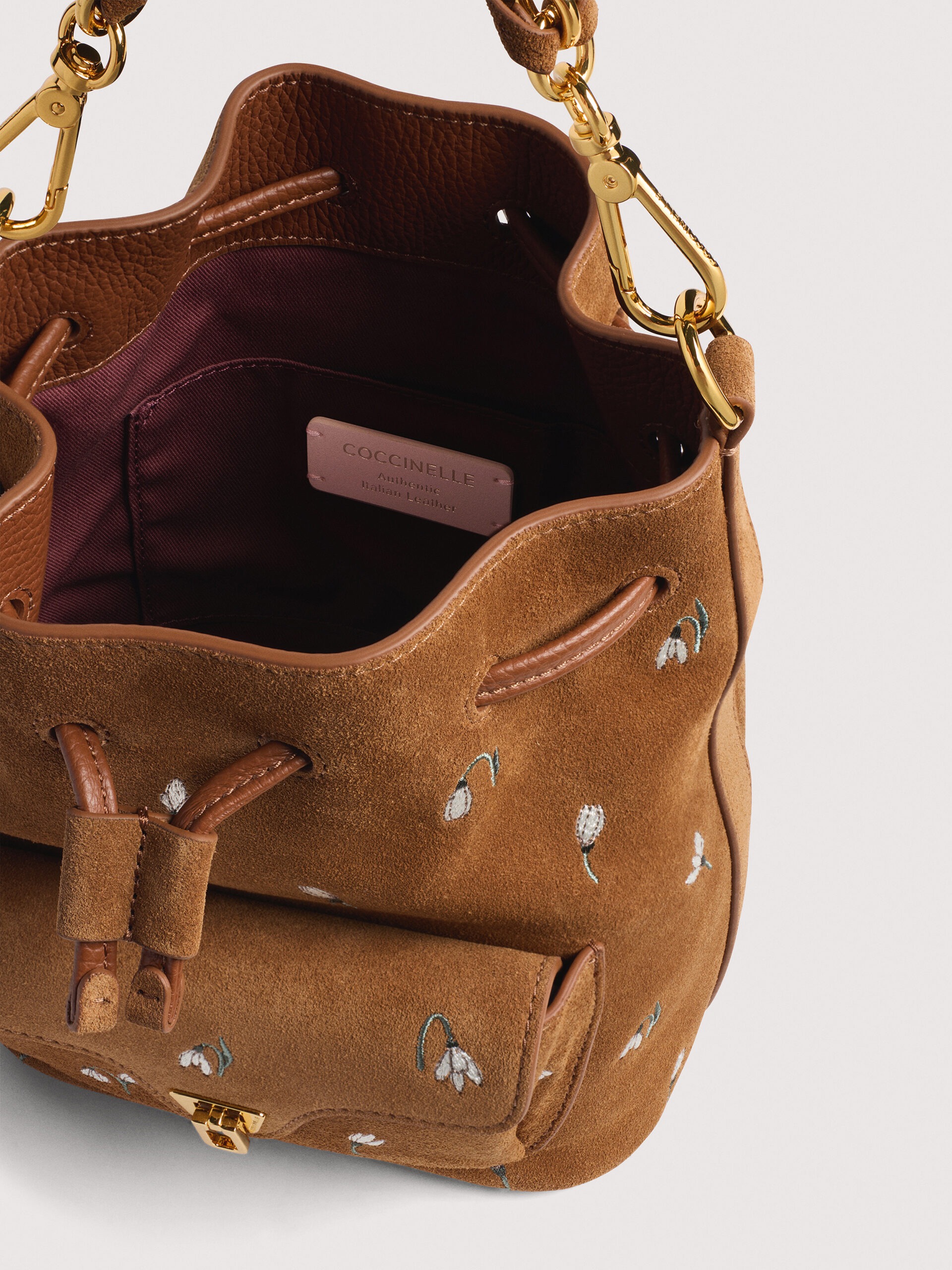 COCCINELLE BEAT GEN SN EM W11 COGNAC - immagine 3