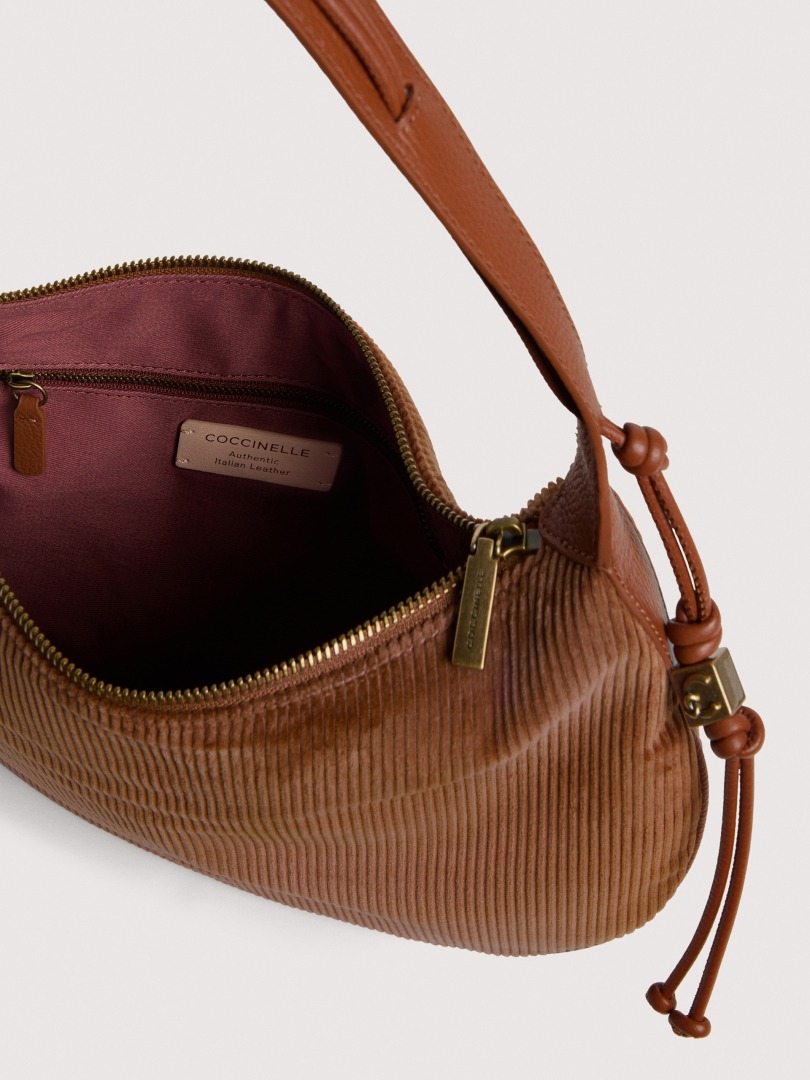 Coccinelle THESS CORDUROY W11 COGNAC - immagine 3