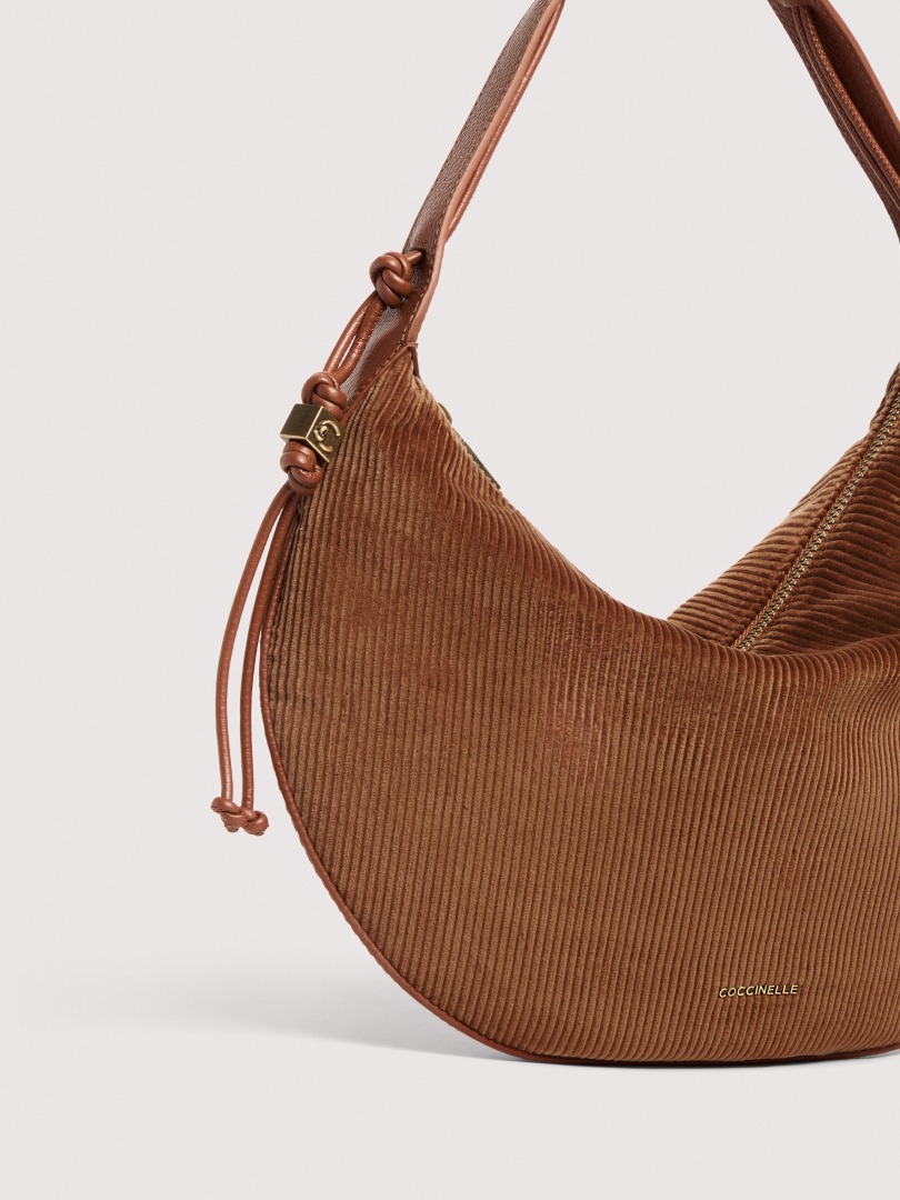 Coccinelle THESS CORDUROY W11 COGNAC - immagine 4
