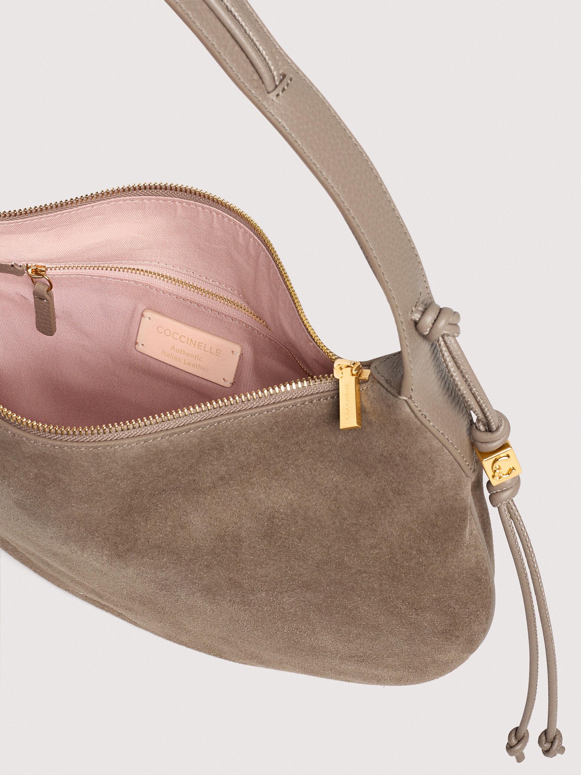 COCCINELLE THESS SUEDE BIM N59 WARMTAUPE - immagine 3