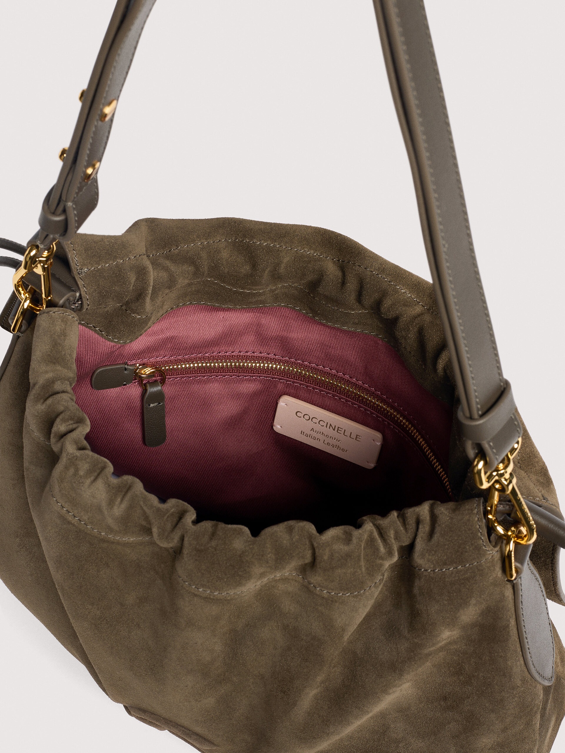 COCCINELLE LIDIA SUEDE BIM W25 FANGO - immagine 3