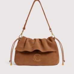 COCCINELLE LIDIA SUEDE BIM W11 COGNAC